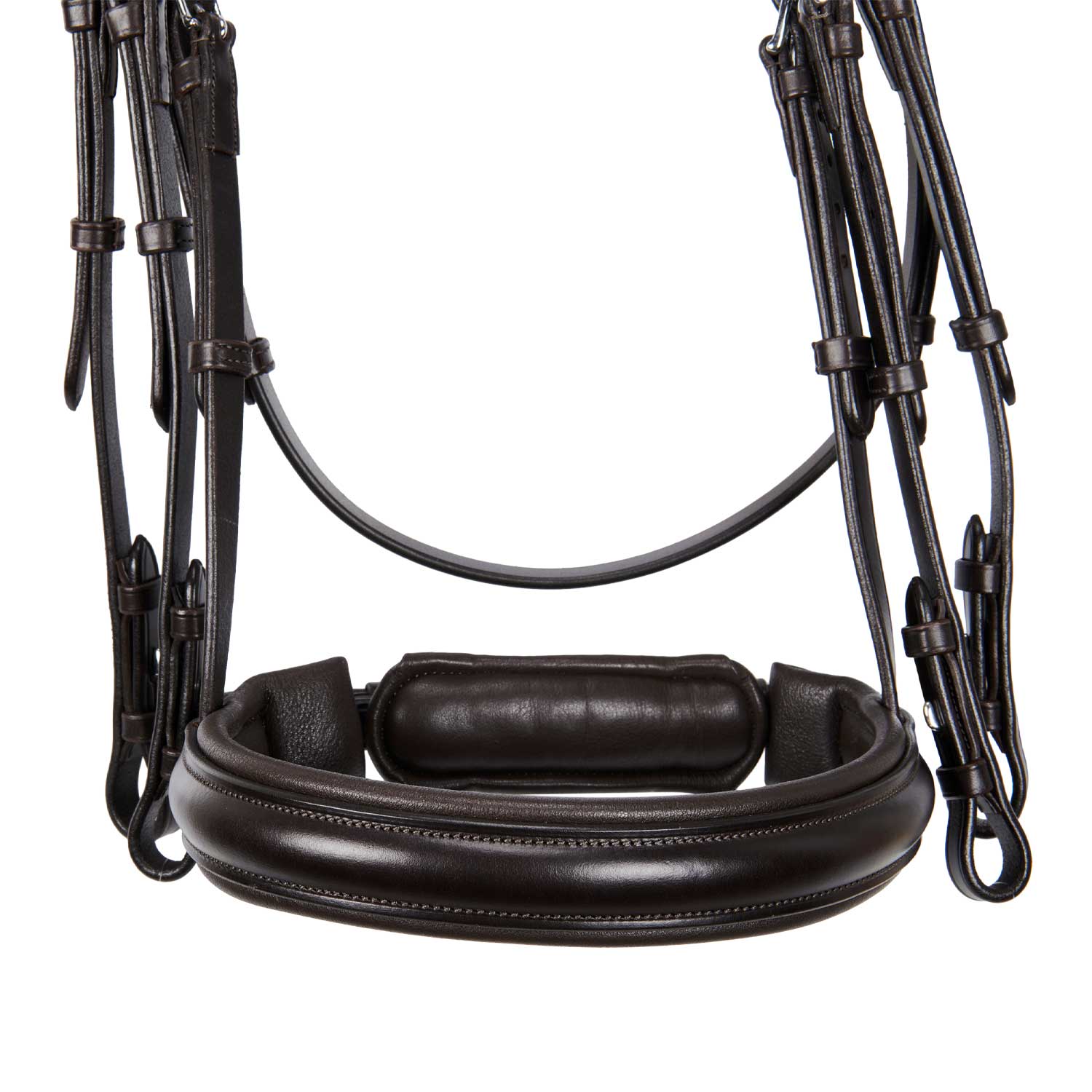 Equestro Leather Dressage Bridle Without Reins - Image 12