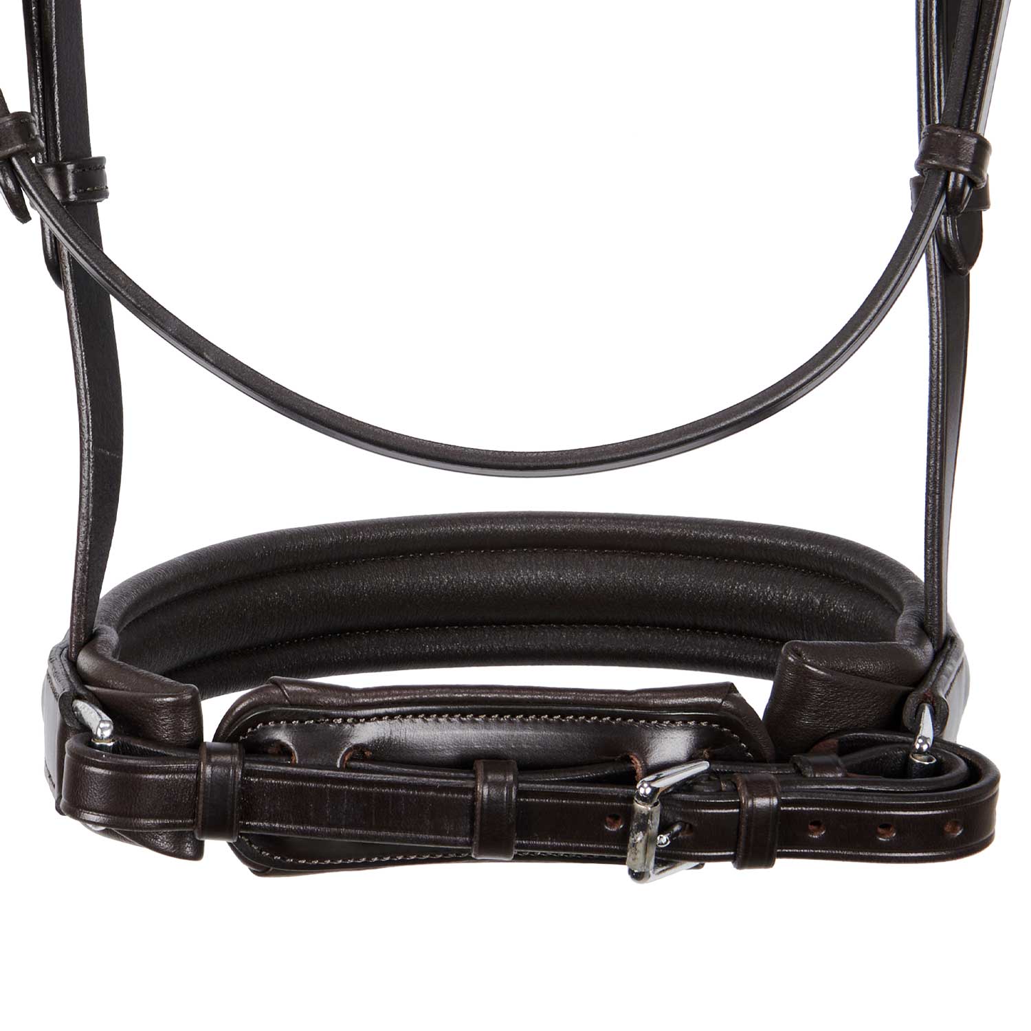 Equestro Leather Dressage Bridle Without Reins - Image 14