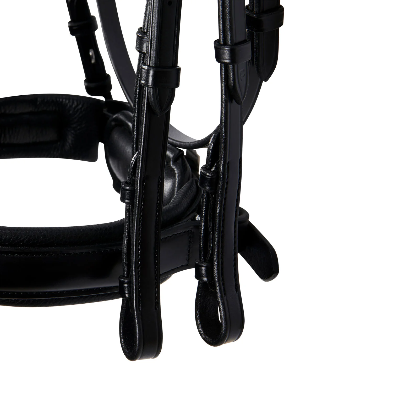 Equestro Leather Dressage Bridle Without Reins - Image 4