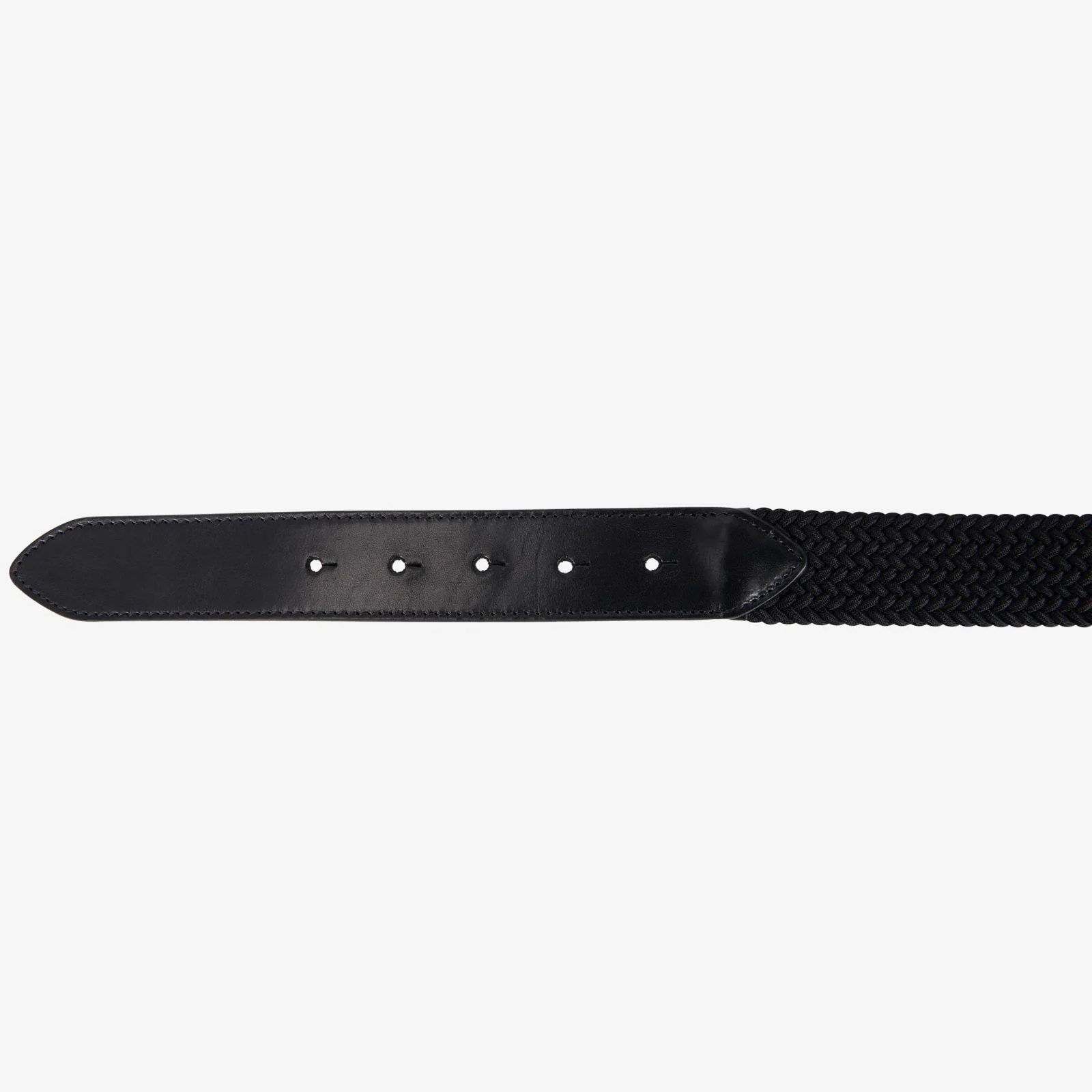 Equestro Leather Elastic Belt With Logoed Buckle - Image 9