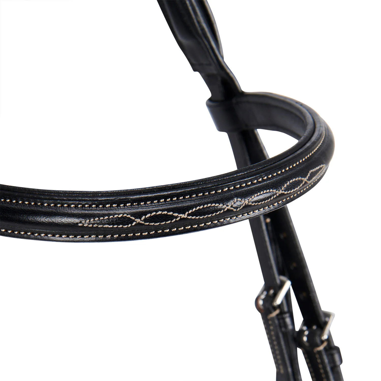 Equestro Leather English Bridle With Embroideries - Image 5