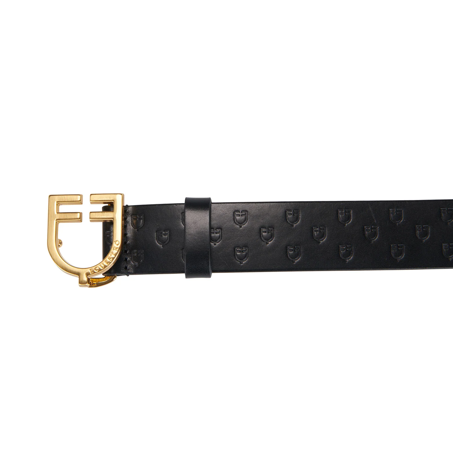 Equestro Leather Logo Belt With Logoed Buckle - Image 2