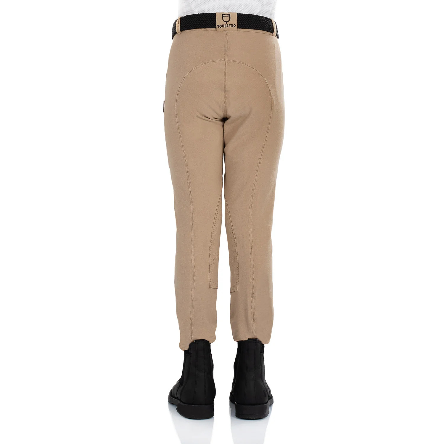 Equestro Leilani Model Junior Jodhpur Breeches In Stretch Material - Image 2