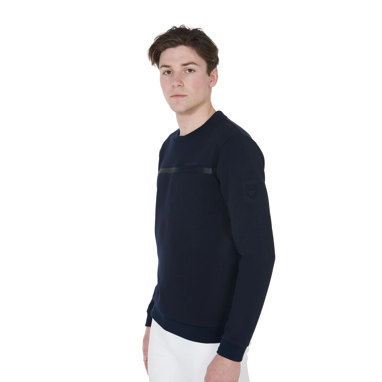 Equestro Men's Interlock Crewneck Sweatshirt - Image 2