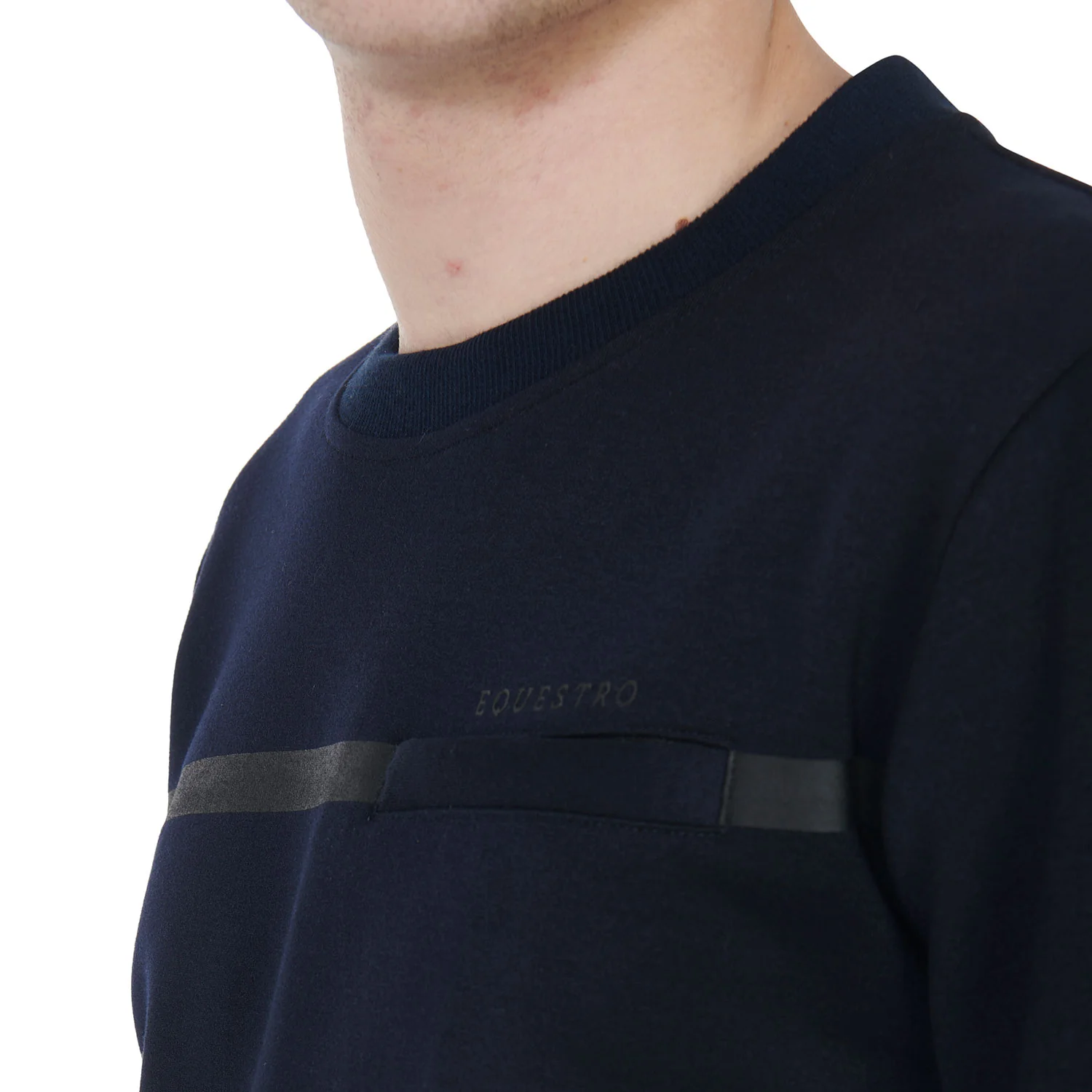Equestro Men's Interlock Crewneck Sweatshirt - Image 3