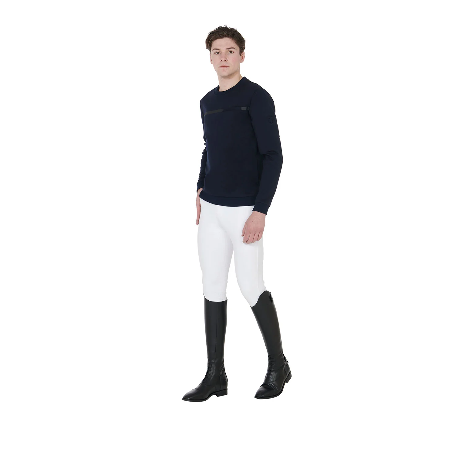 Equestro Men's Interlock Crewneck Sweatshirt - Image 6