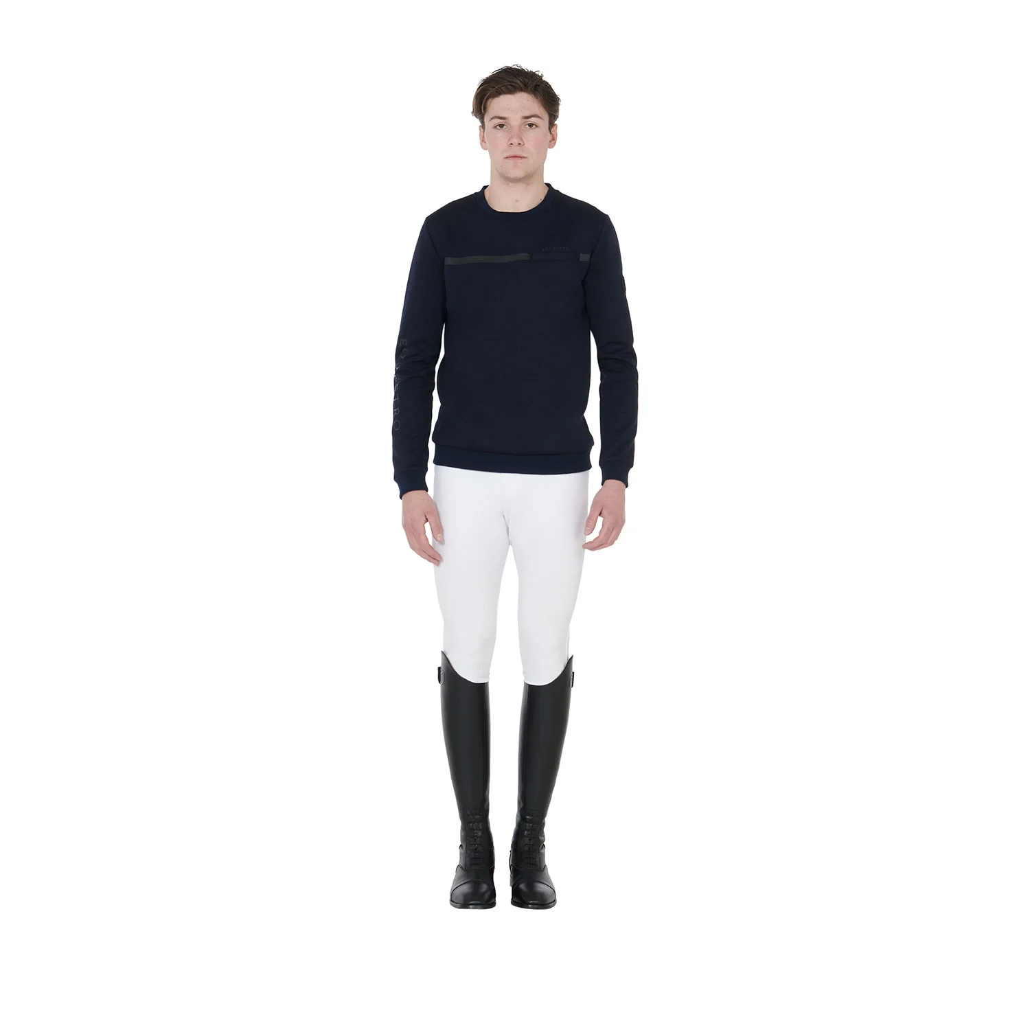 Equestro Men's Interlock Crewneck Sweatshirt - Image 7