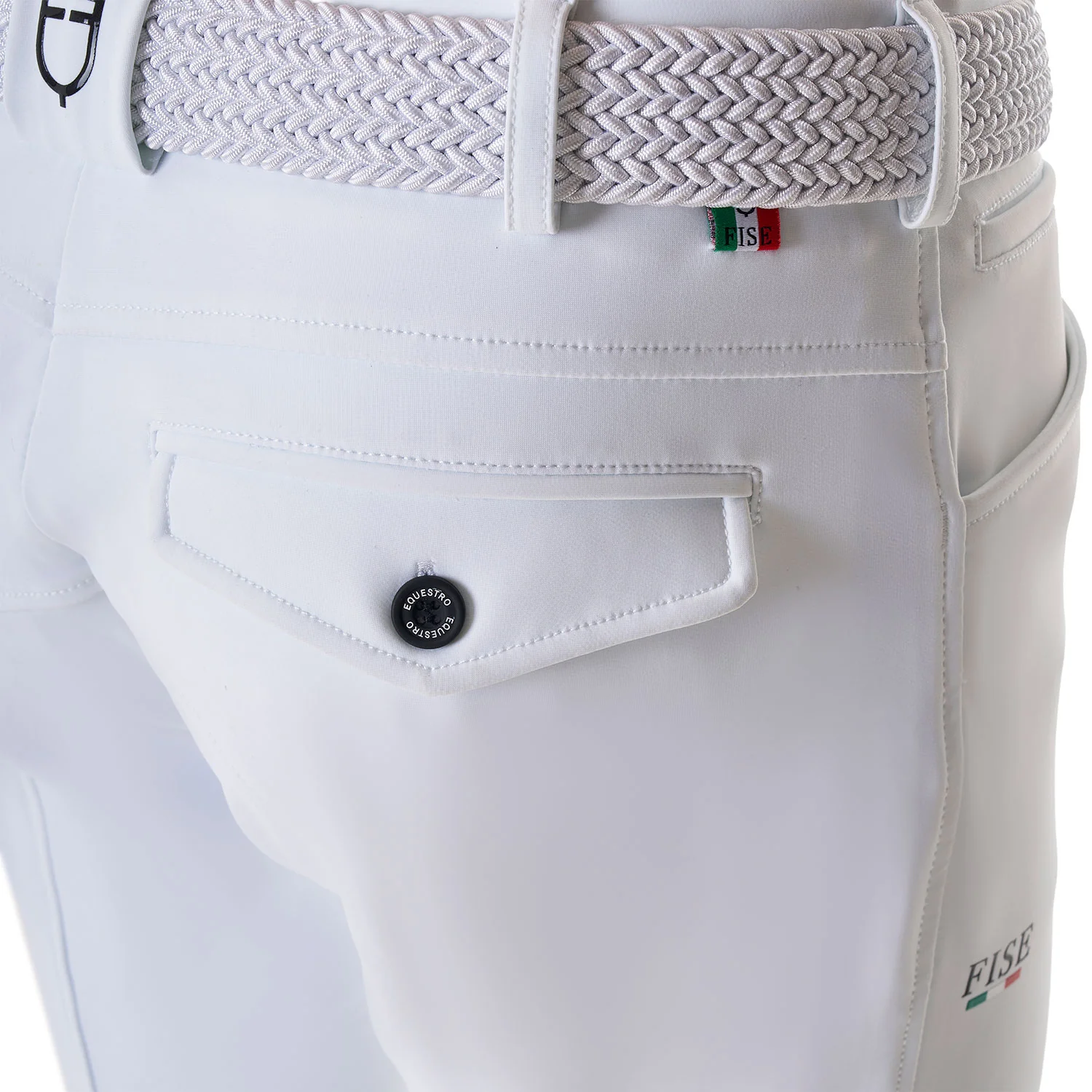 Equestro Men's Knee Grip Breeches Equestro X Fise - Image 16