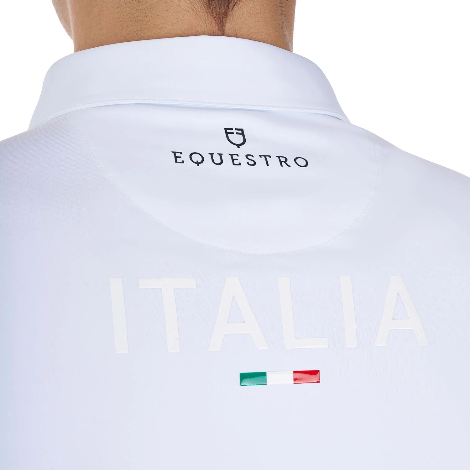 Equestro Men's Long-Sleeved Competition Polo Shirt Equestro X Fise - Image 5