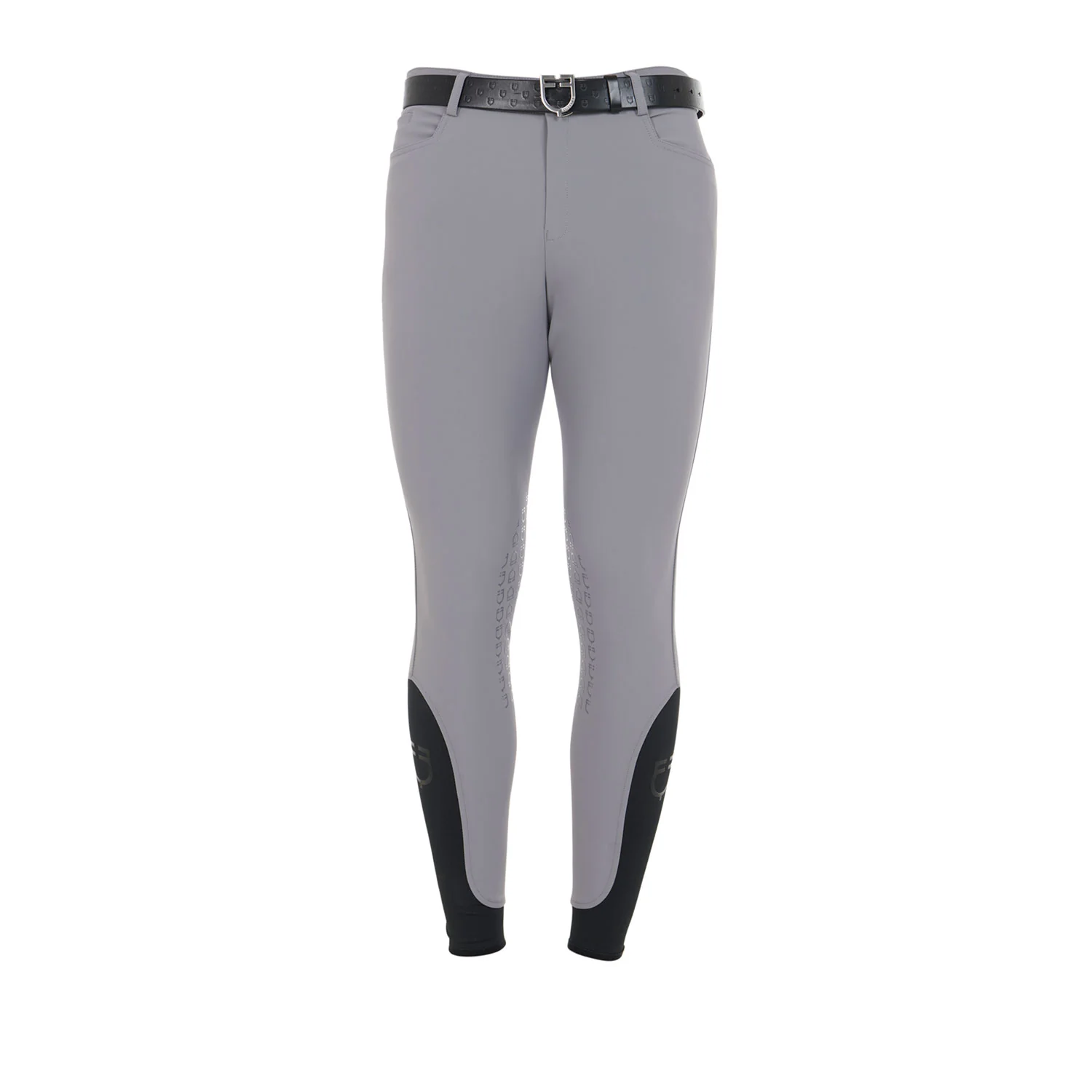 Equestro Men's Slim Fit Grip Breeches With Logo - Image 10