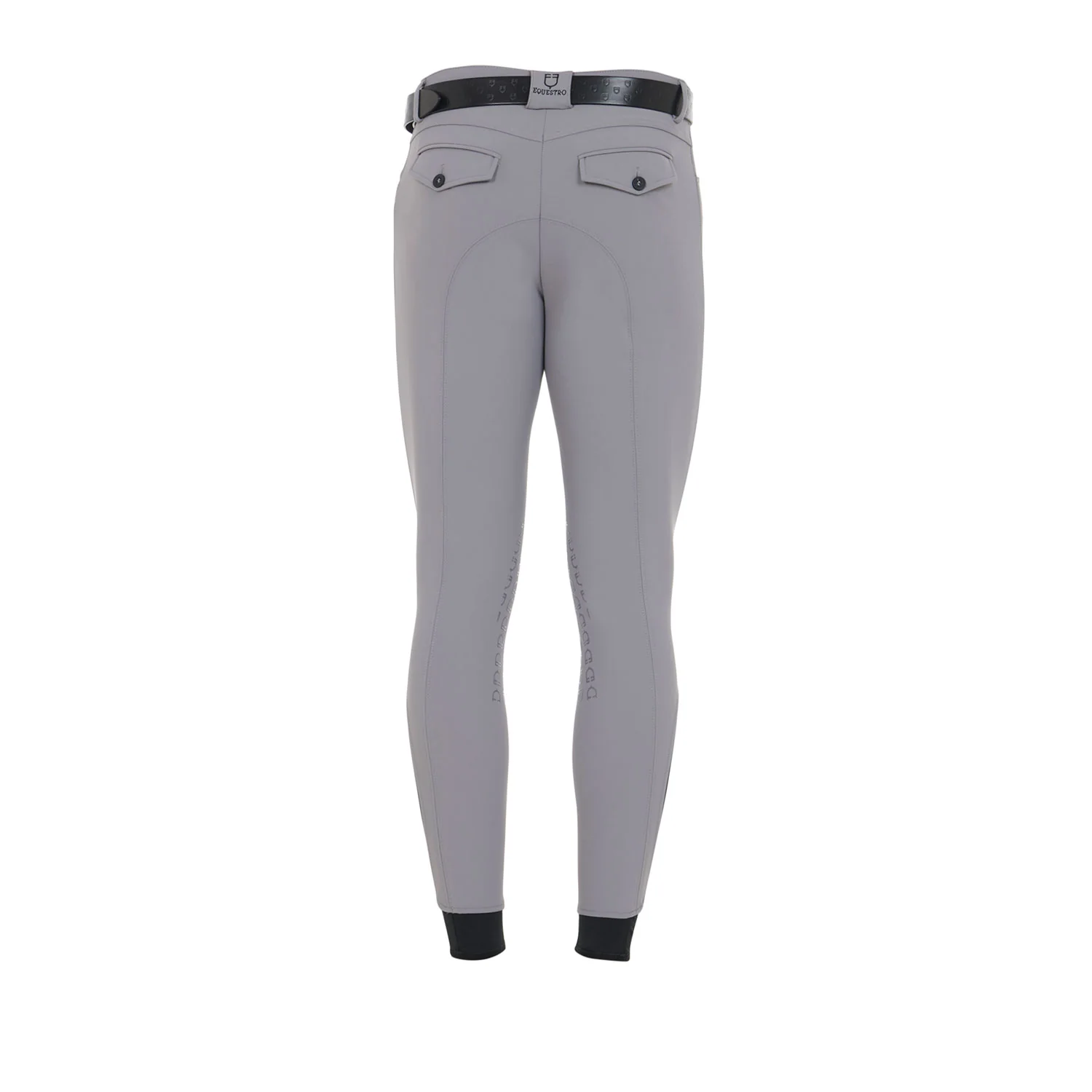 Equestro Men's Slim Fit Grip Breeches With Logo - Image 12