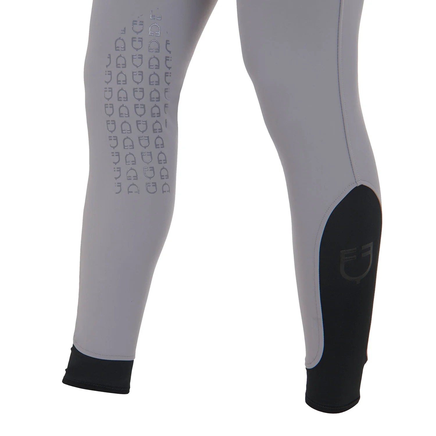 Equestro Men's Slim Fit Grip Breeches With Logo - Image 13