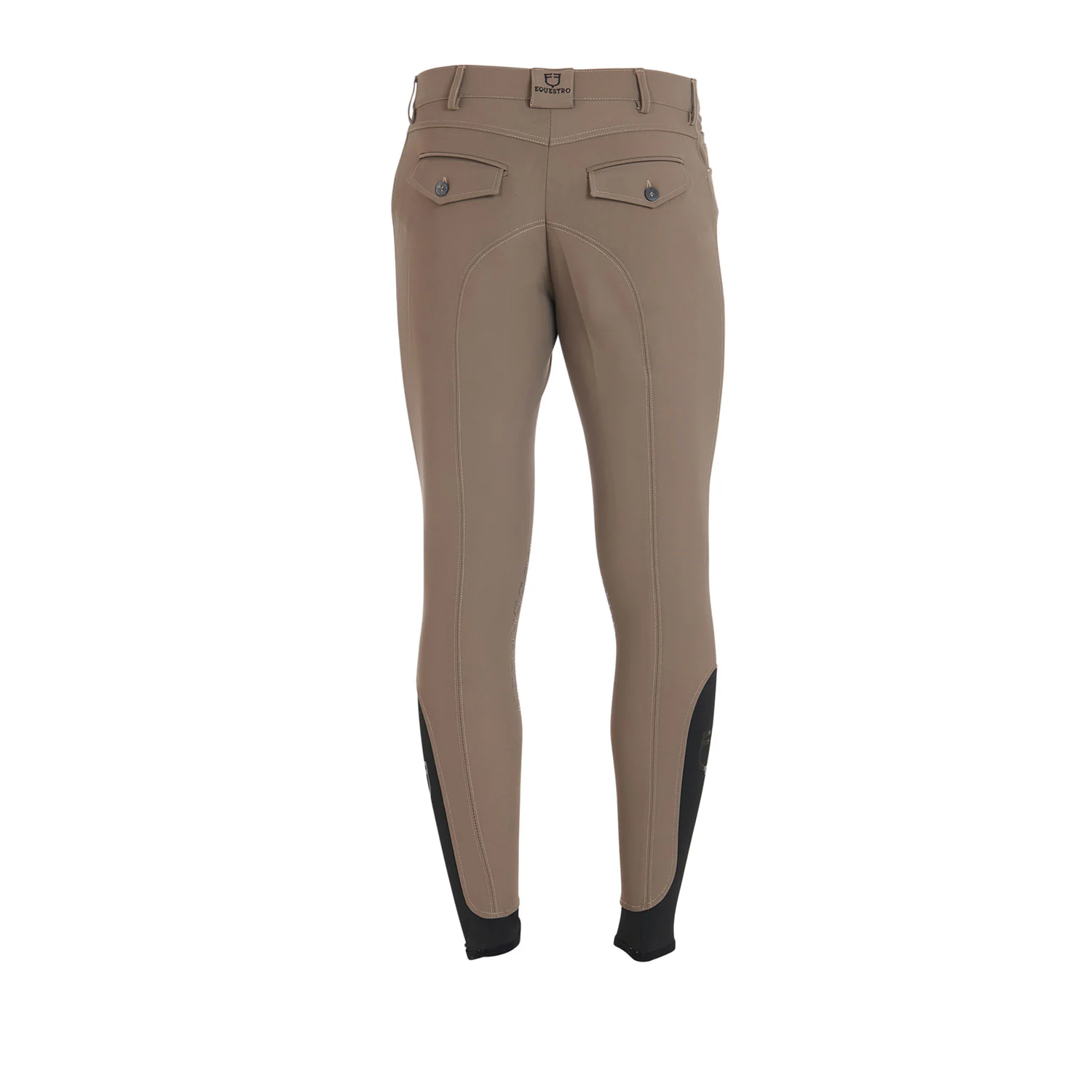 Equestro Men's Slim Fit Grip Breeches With Logo - Image 18