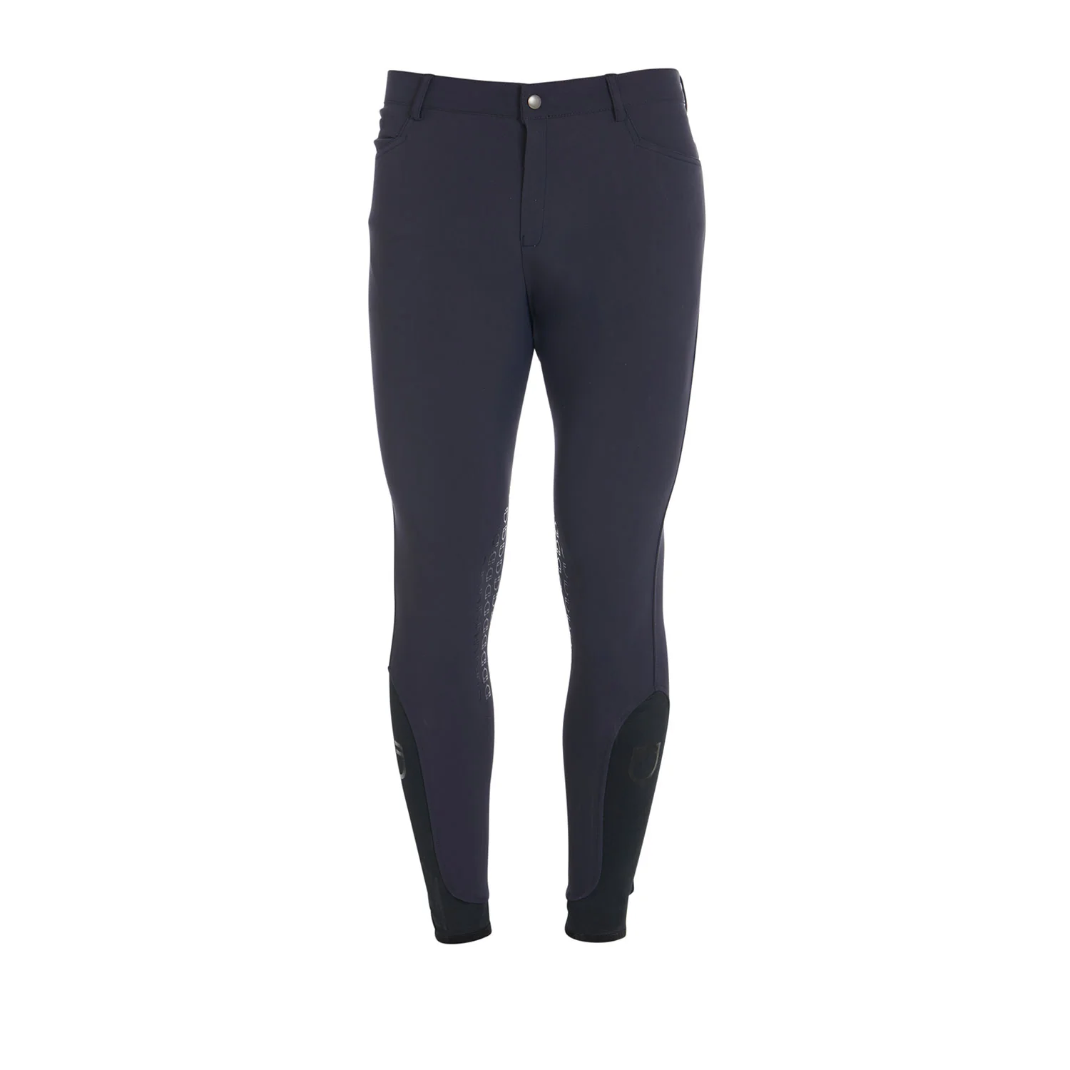 Equestro Men's Slim Fit Grip Breeches With Logo - Image 33