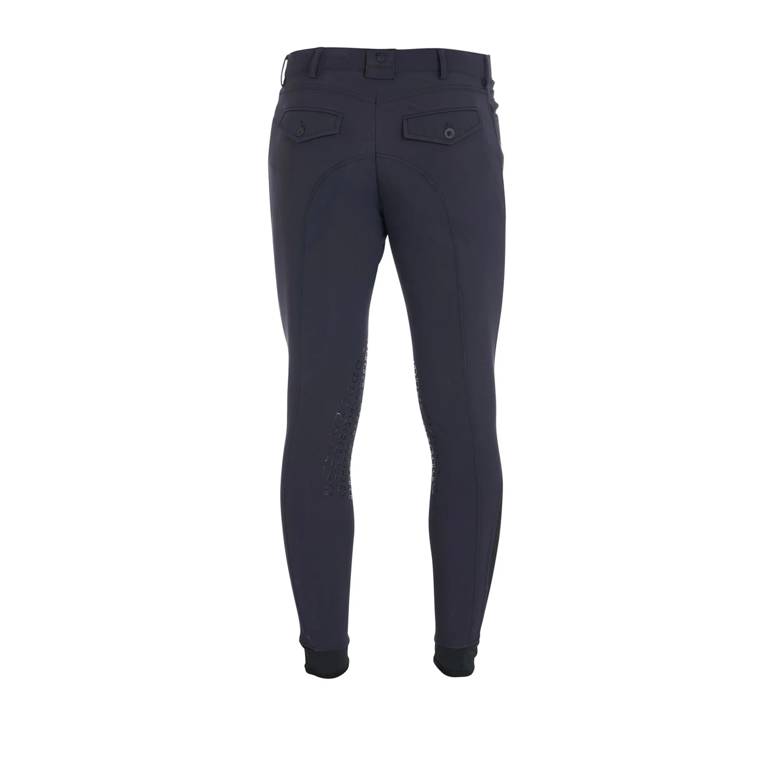 Equestro Men's Slim Fit Grip Breeches With Logo - Image 35