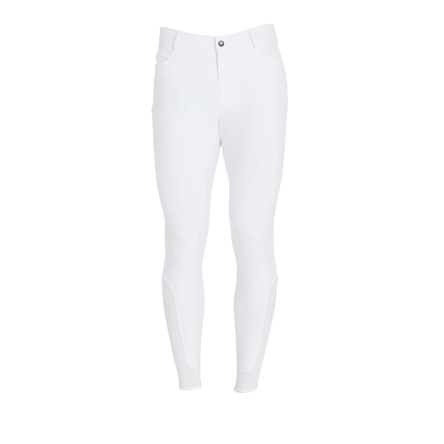 Equestro Men's Slim Fit Grip Breeches With Logo - Image 67