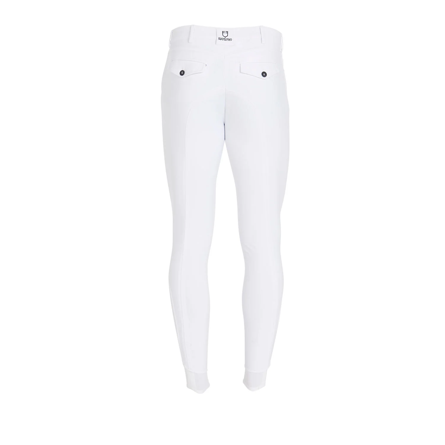 Equestro Men's Slim Fit Grip Breeches With Logo - Image 69