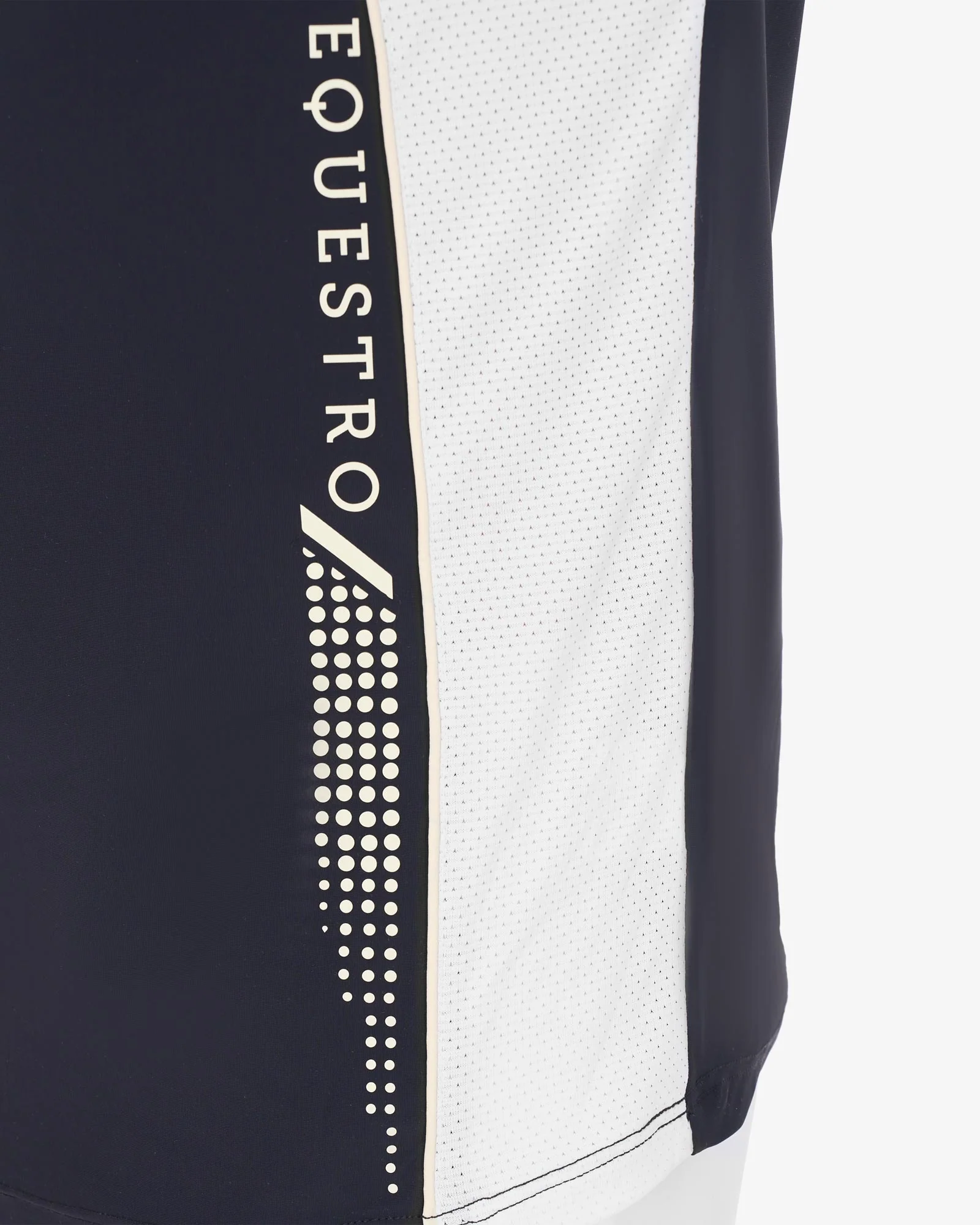 Equestro Men's Slim Fit Polo Shirt In Technical Fabric With Piping - Image 14