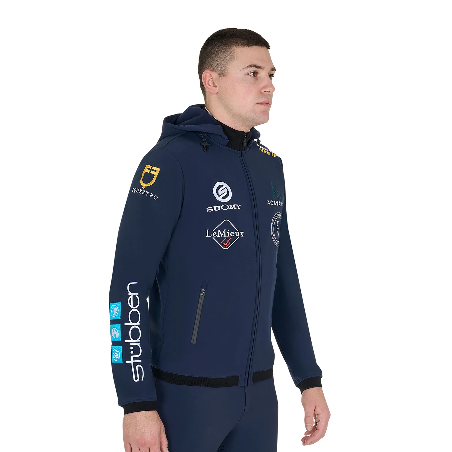 Equestro New Style Men's Multilogo Softshell - Image 8