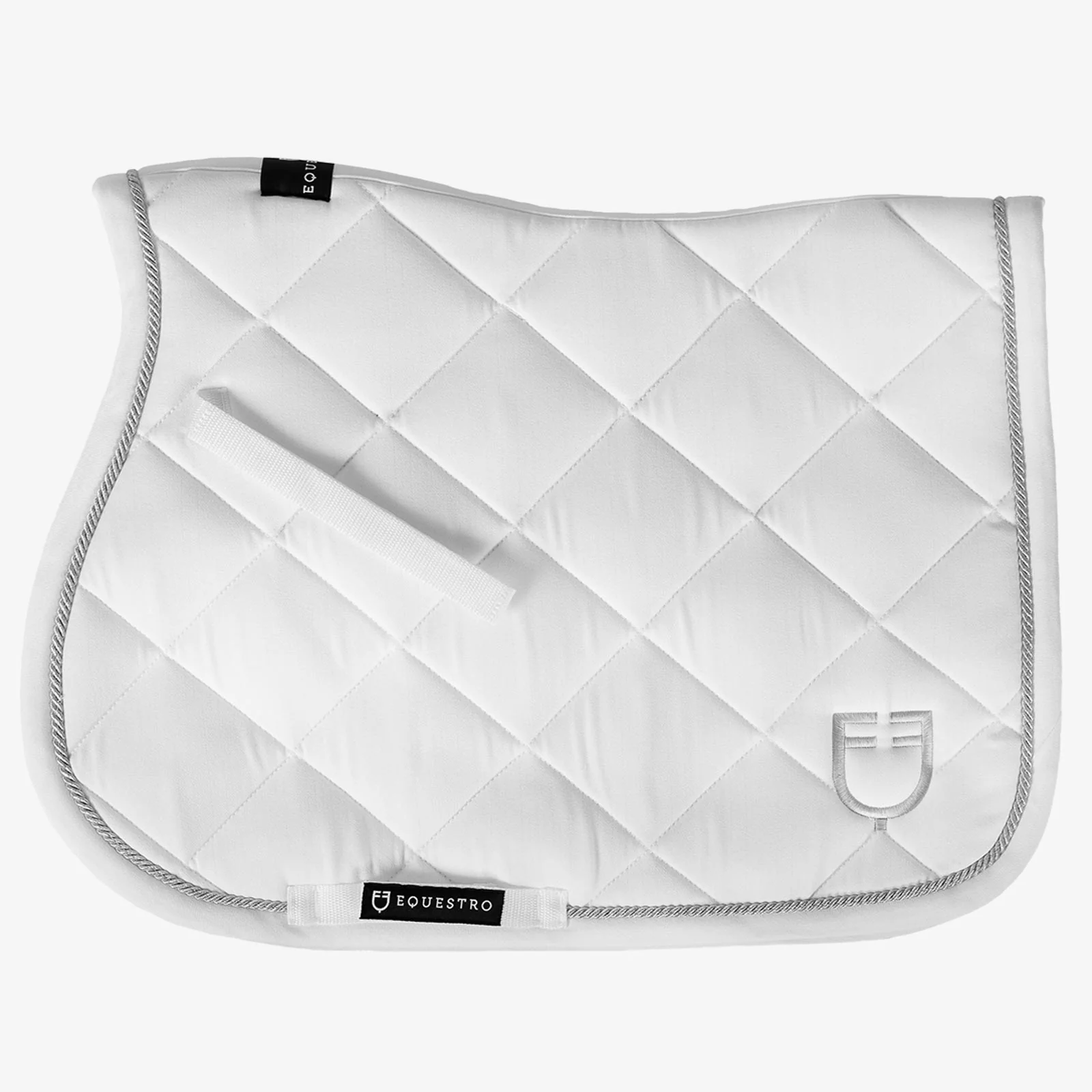 Equestro Pony Jumping Saddle Pad In Cotton With Logo - Image 13
