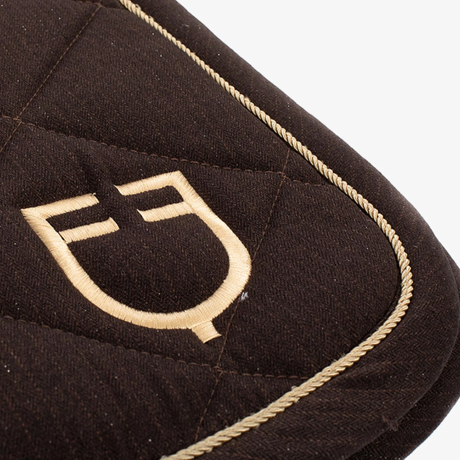 Equestro Pony Jumping Saddle Pad In Cotton With Logo - Image 3