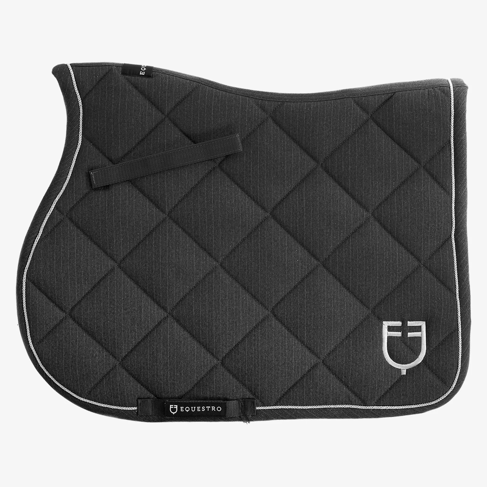 Equestro Pony Jumping Saddle Pad In Cotton With Logo - Image 5