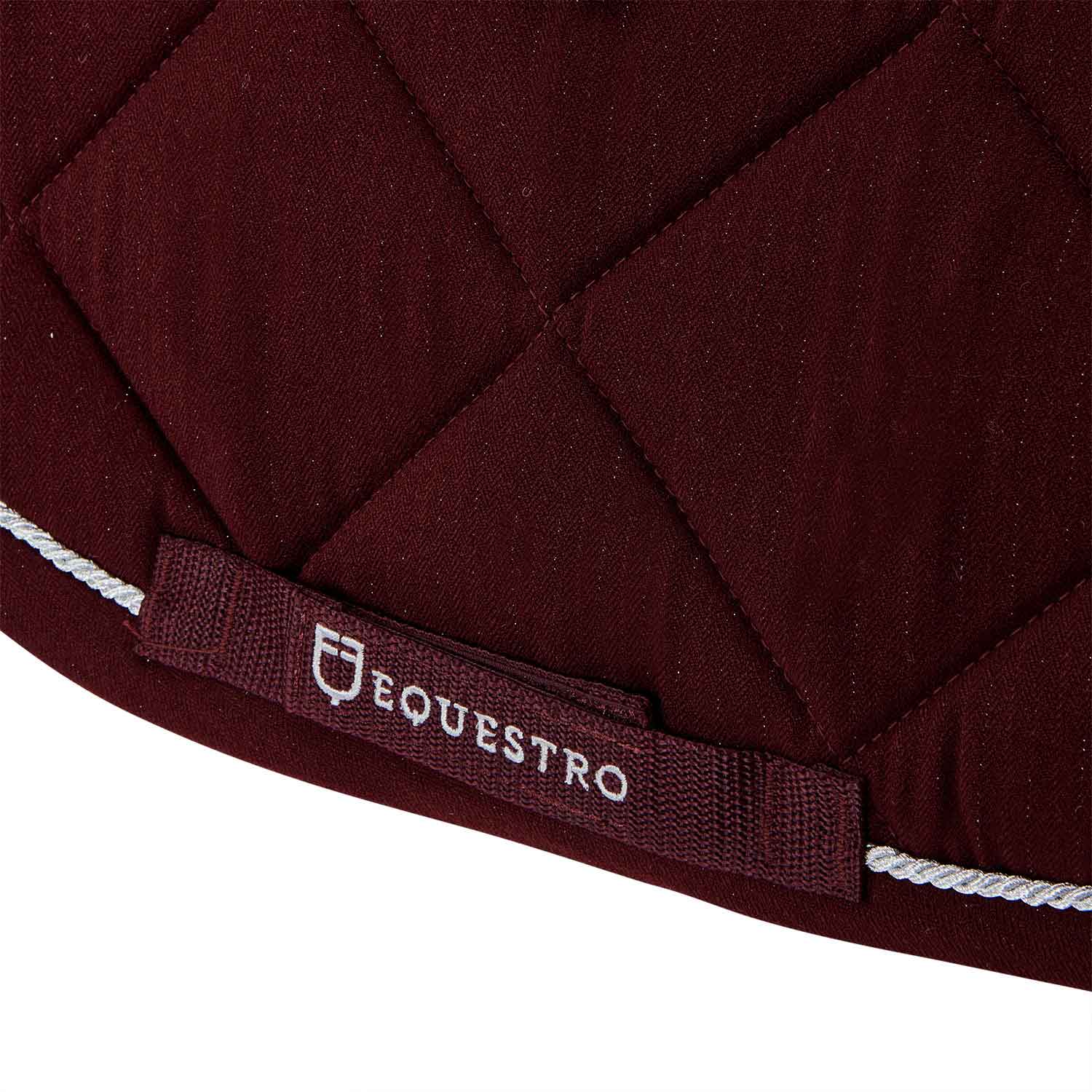 Equestro Pony Jumping Saddle Pad In Cotton With Trimmings - Image 3