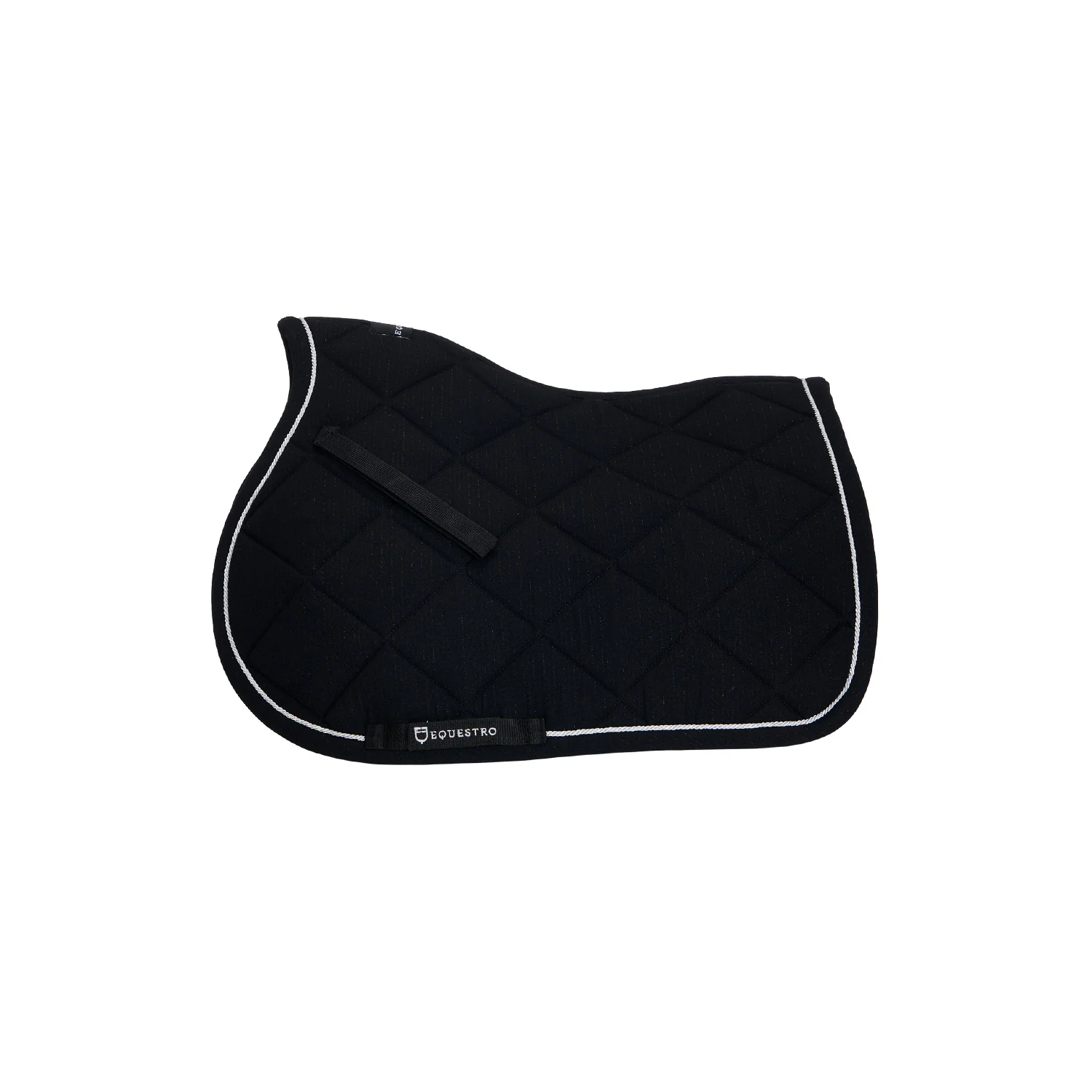 Equestro Pony Jumping Saddle Pad In Cotton With Trimmings - Image 6