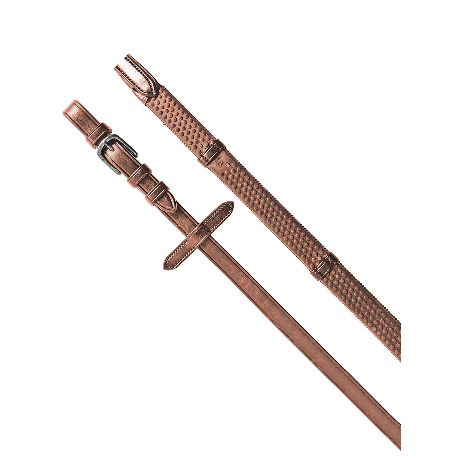Equestro Reins For English Bridle With Nichel-Plated Buckles - Image 3