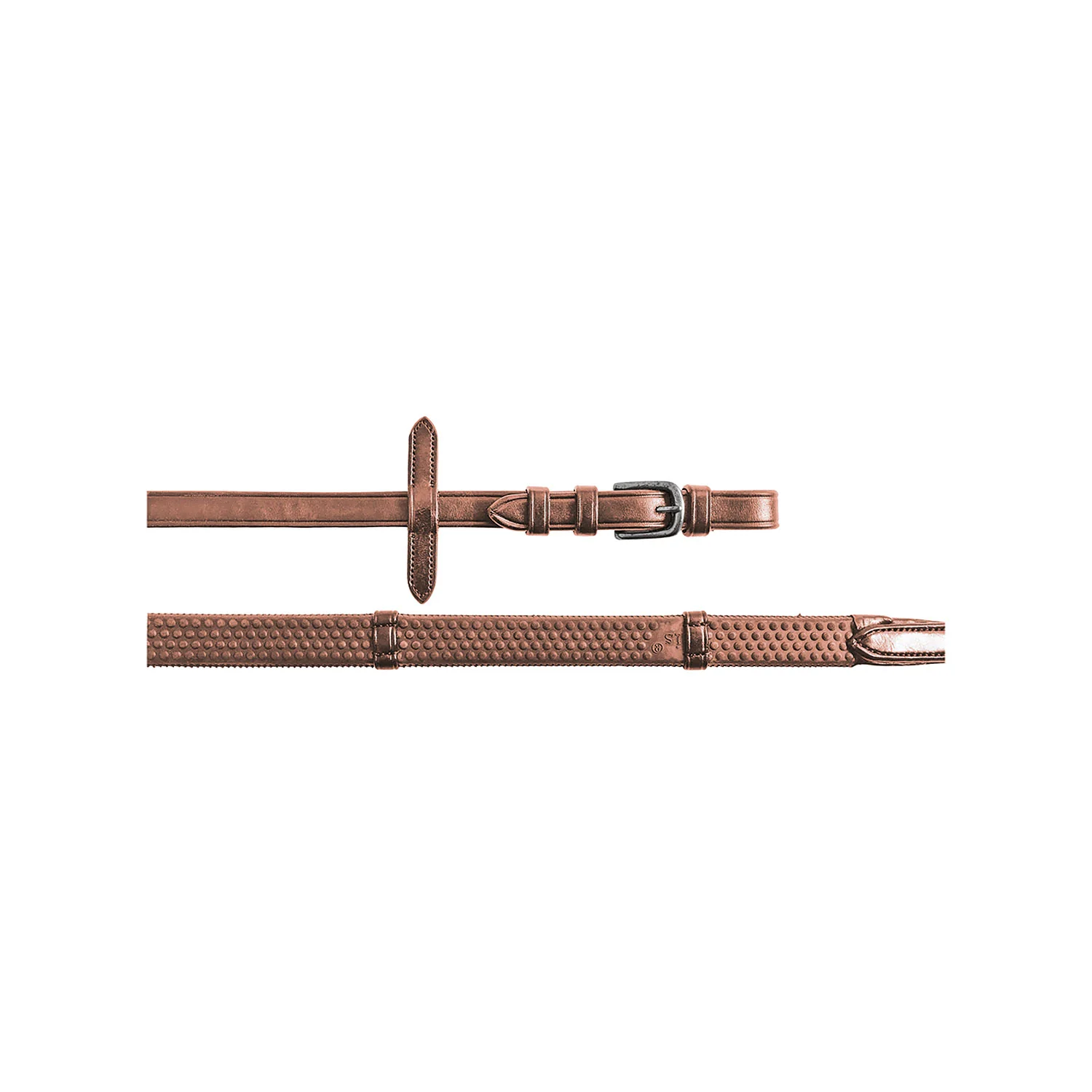 Equestro Reins For English Bridle With Nichel-Plated Buckles - Image 4