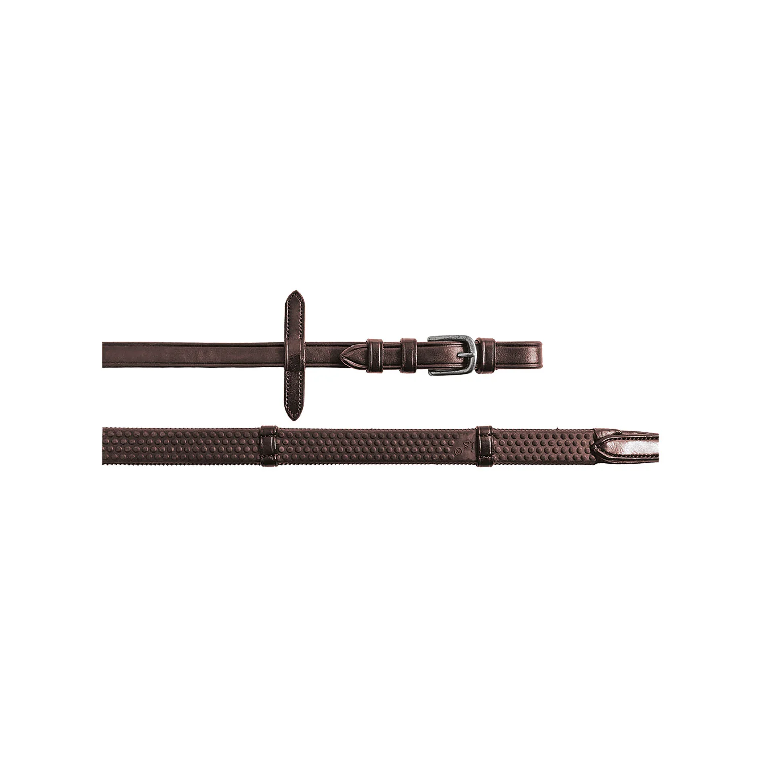 Equestro Reins For English Bridle With Nichel-Plated Buckles - Image 6