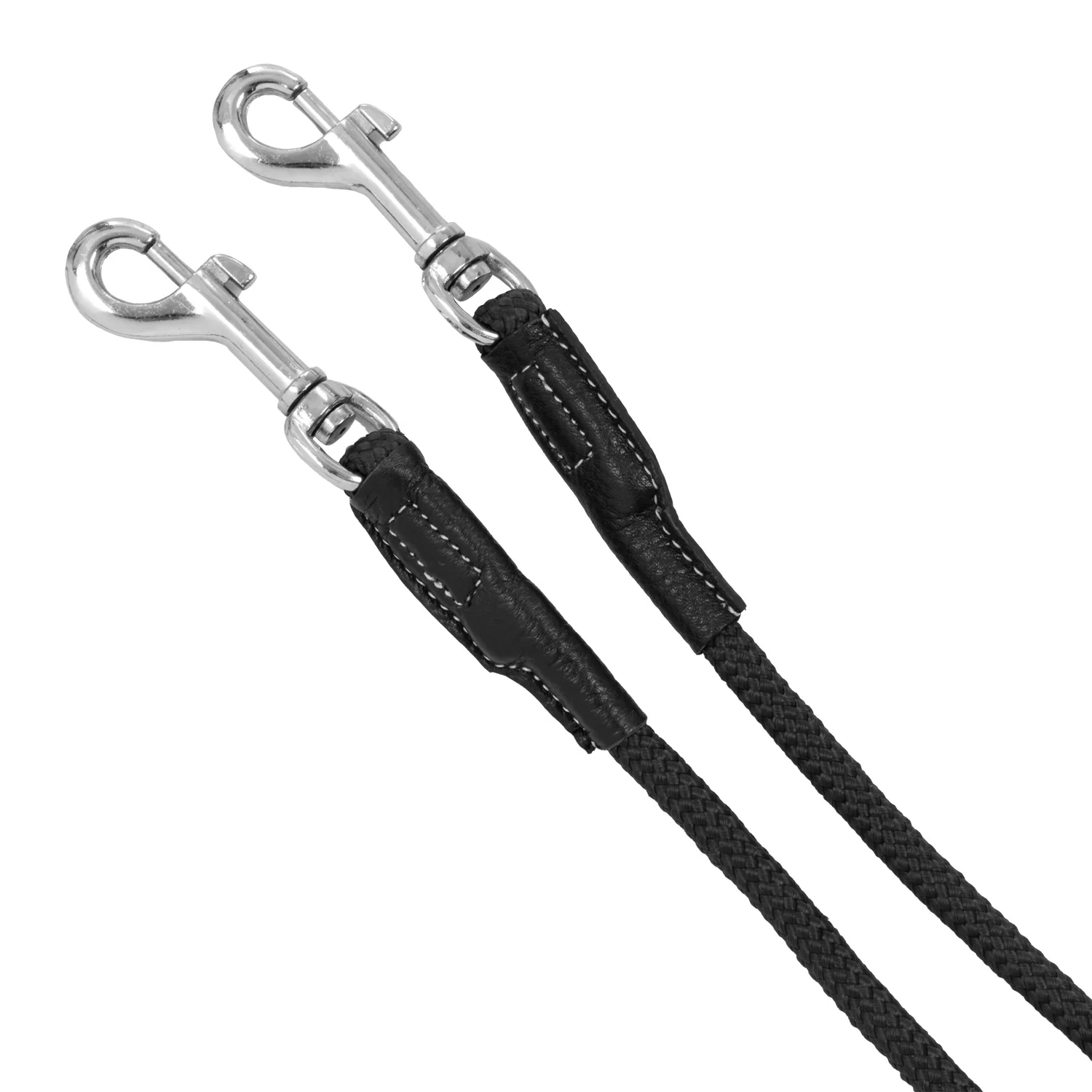 Equestro Reins With Leather And Rubber Martingale - Image 4