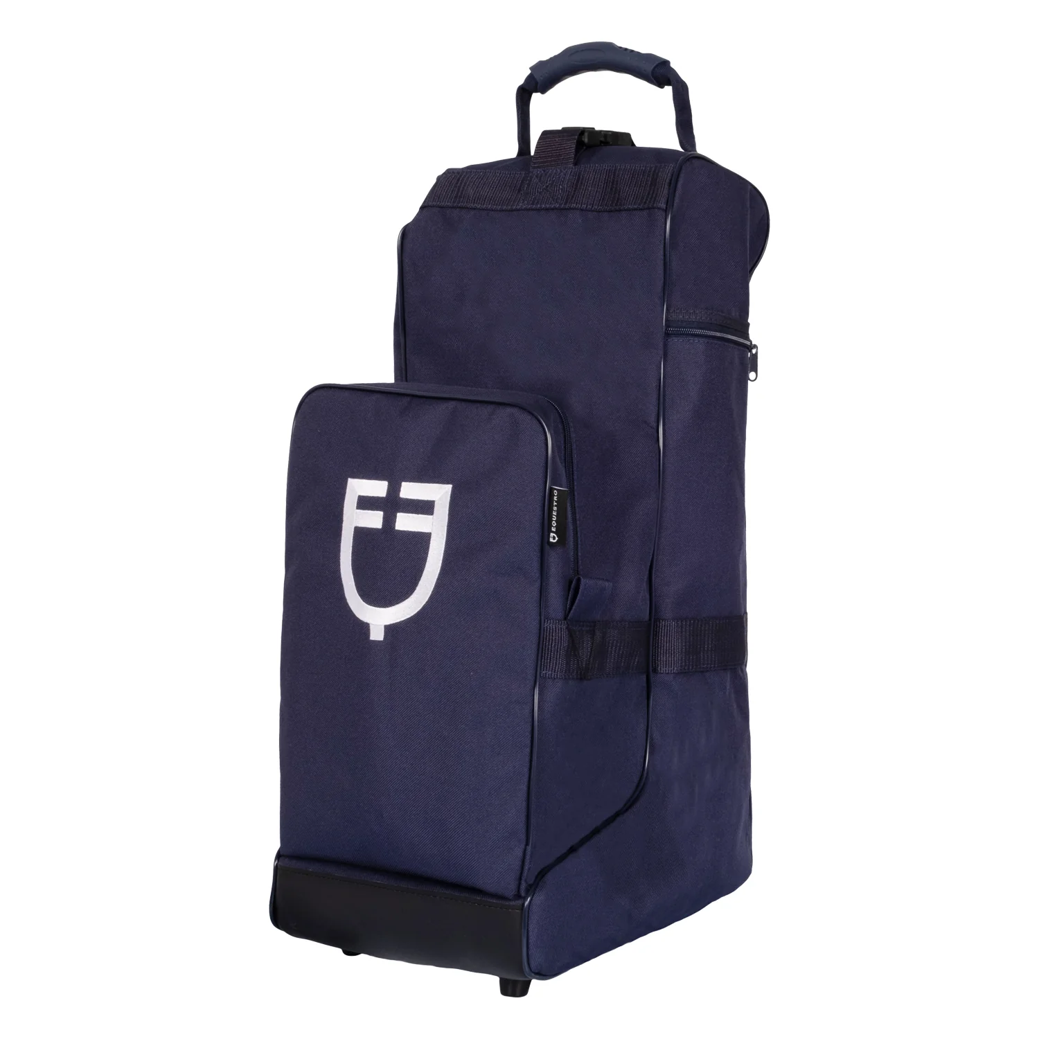 Equestro Riding Boots And Cap Bag With Rubber Reinforcement