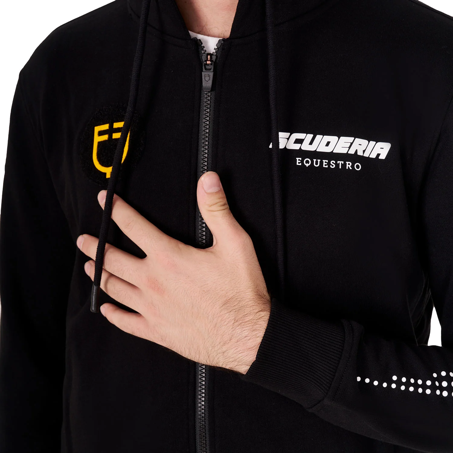 Equestro Scuderia Equestro Men's Hooded Sweatshirt - Image 3