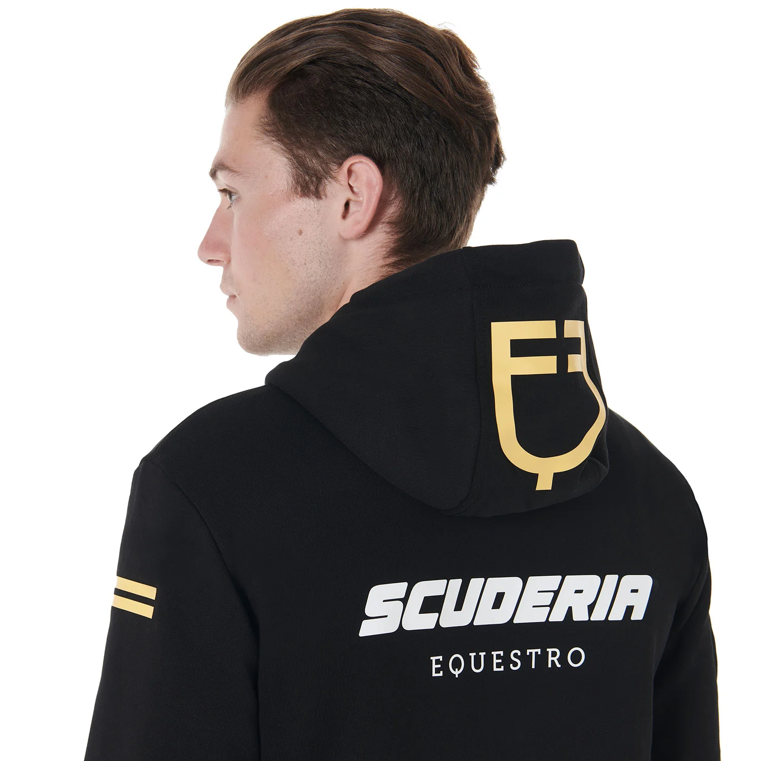 Equestro Scuderia Equestro Men's Hooded Sweatshirt Fleece - Image 2