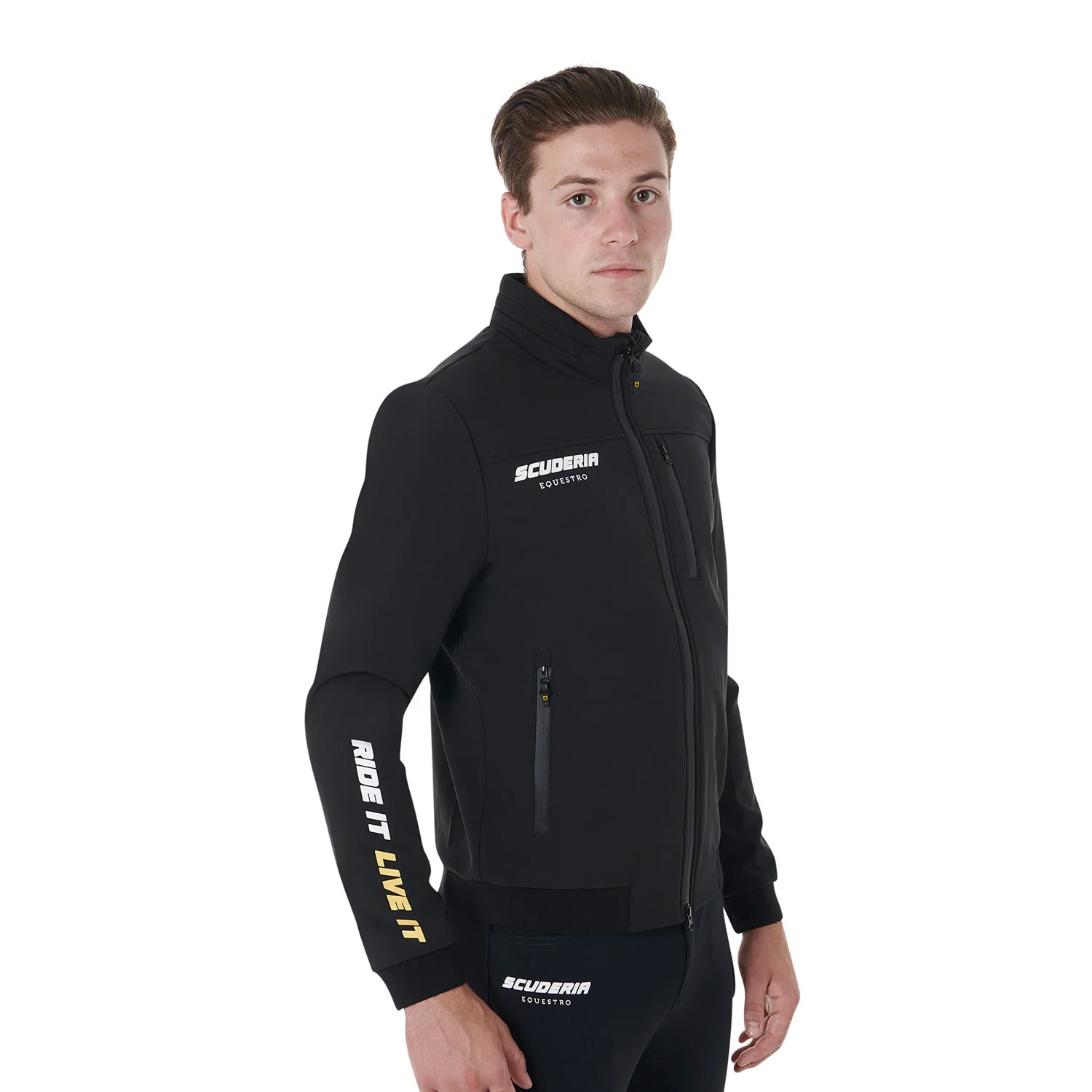 Equestro Scuderia Equestro Men's Jacket Technical Fabric - Image 5