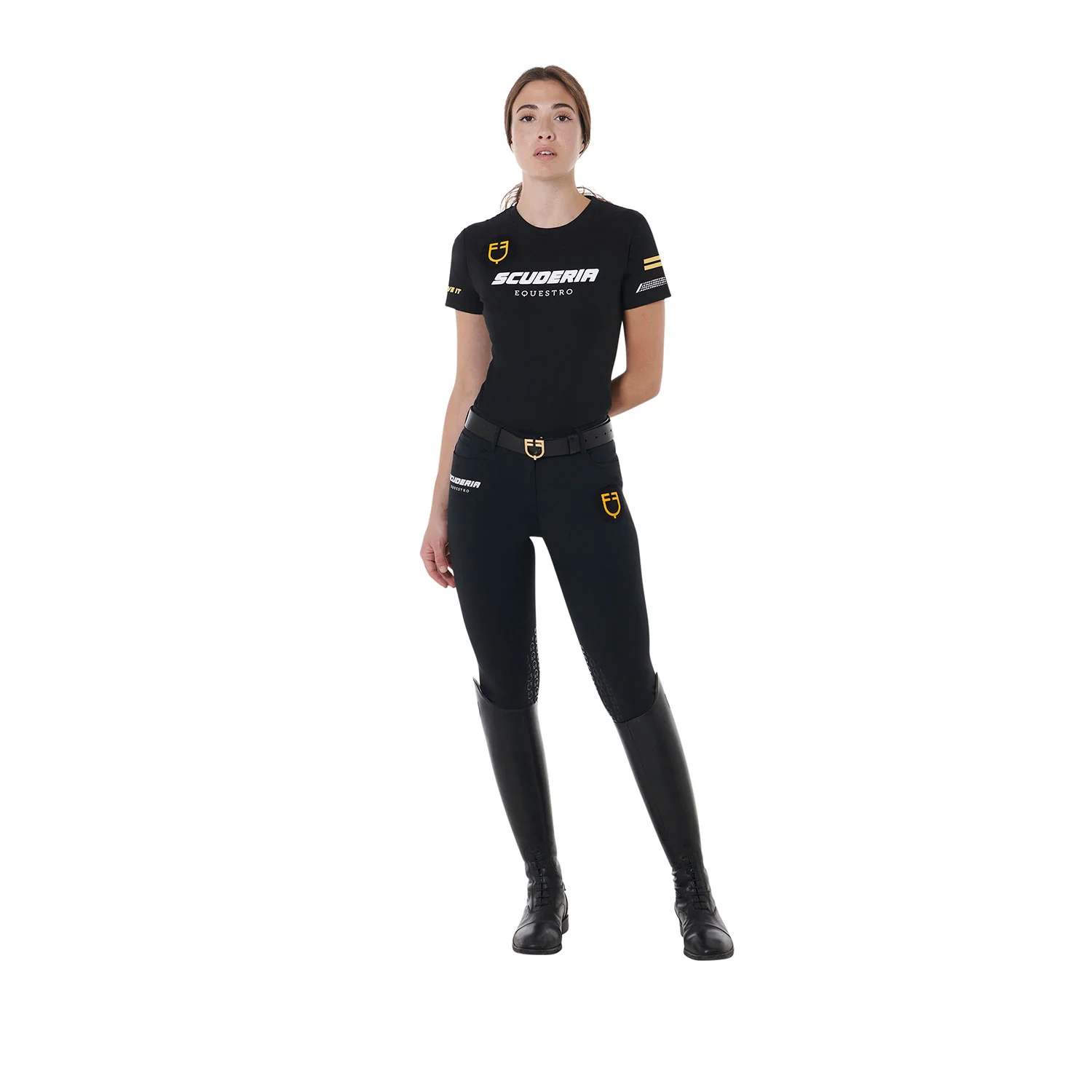 Equestro Scuderia Equestro Women's Slim Fit T-Shirt - Image 6