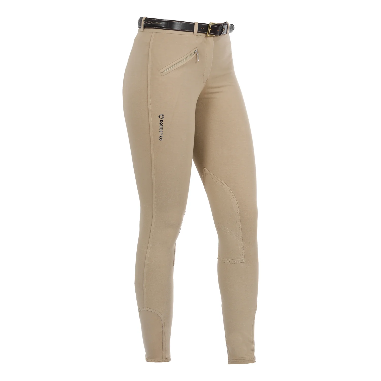 Equestro Selene Model Woman Breeches In Stretch Cotton