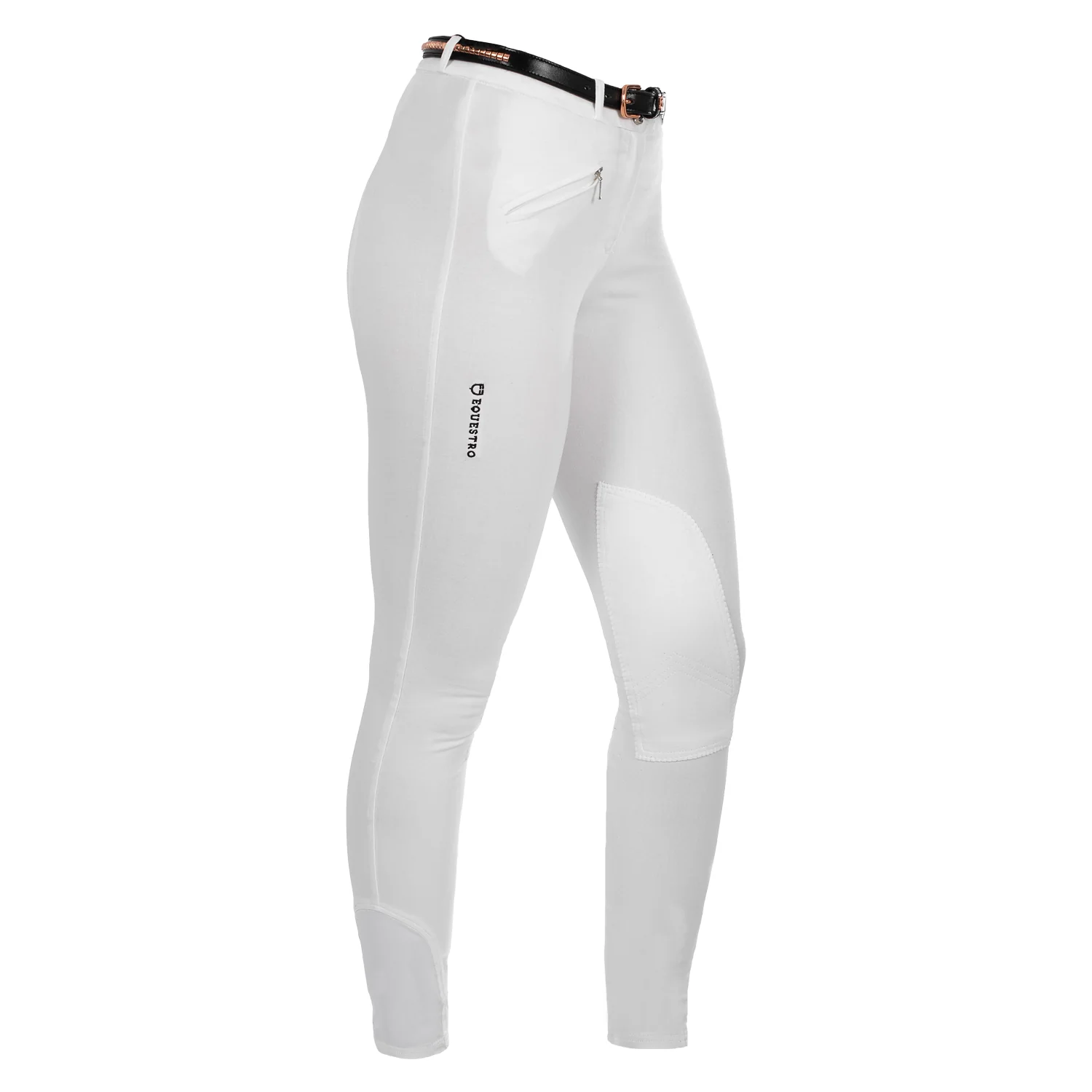 Equestro Selene Model Woman Breeches In Stretch Cotton - Image 13