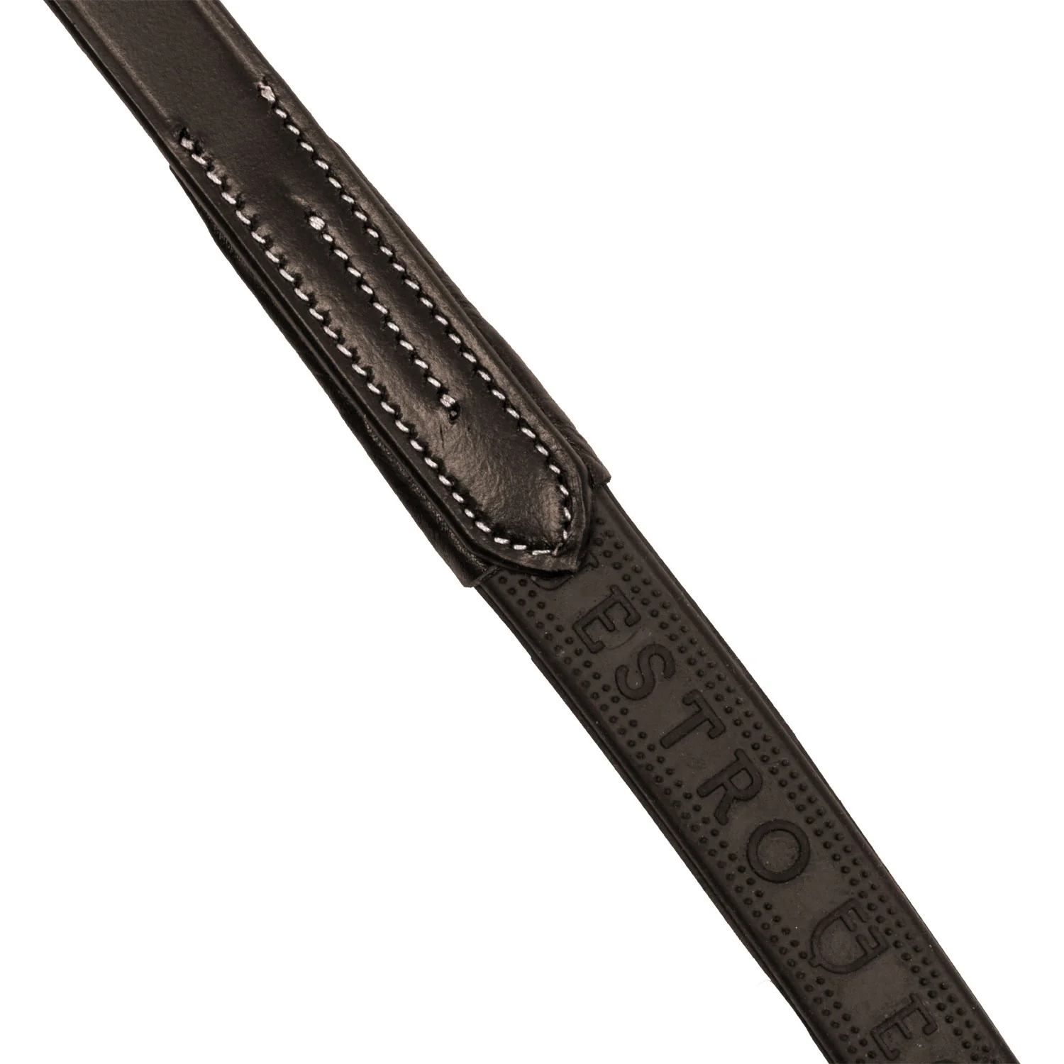 Equestro Solid Lettering Grip Rubber Reins Silver Fitting - Image 10