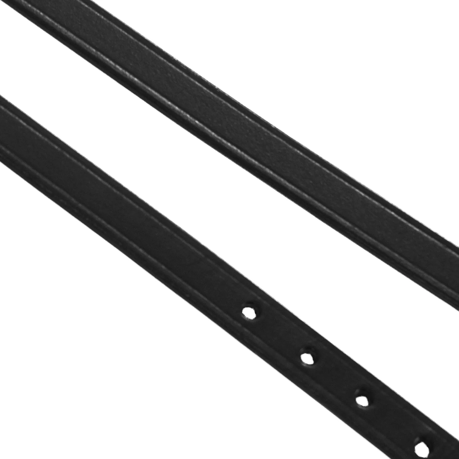 Equestro Spur Straps In Leather And Rose Gold Buckle - Image 4