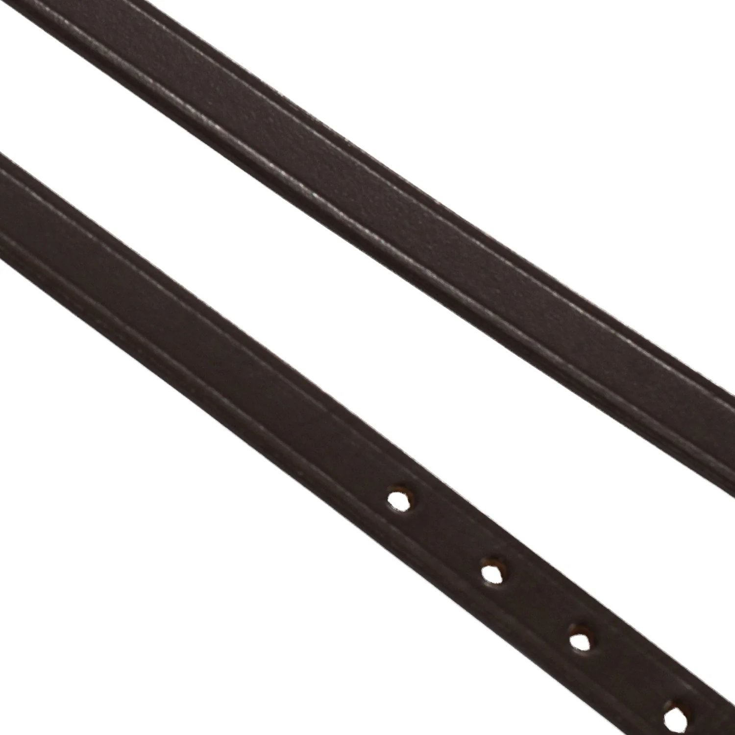 Equestro Spur Straps In Leather And Rose Gold Buckle - Image 8