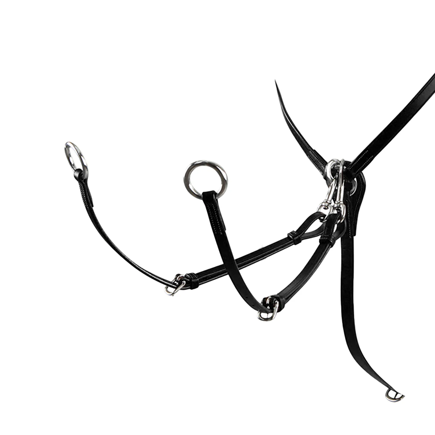 Equestro Tanned Leather Fork Hunting Breastplate - Image 2