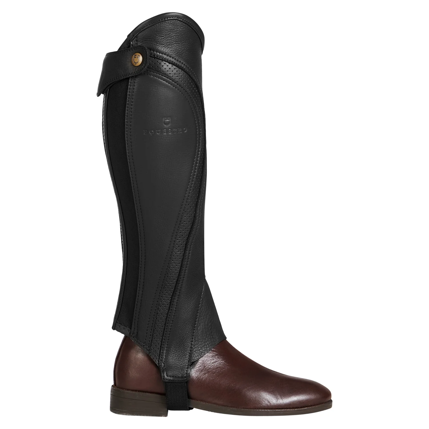 Equestro Unisex Gaiters Perforated Leather Maximum Comfort - Image 11