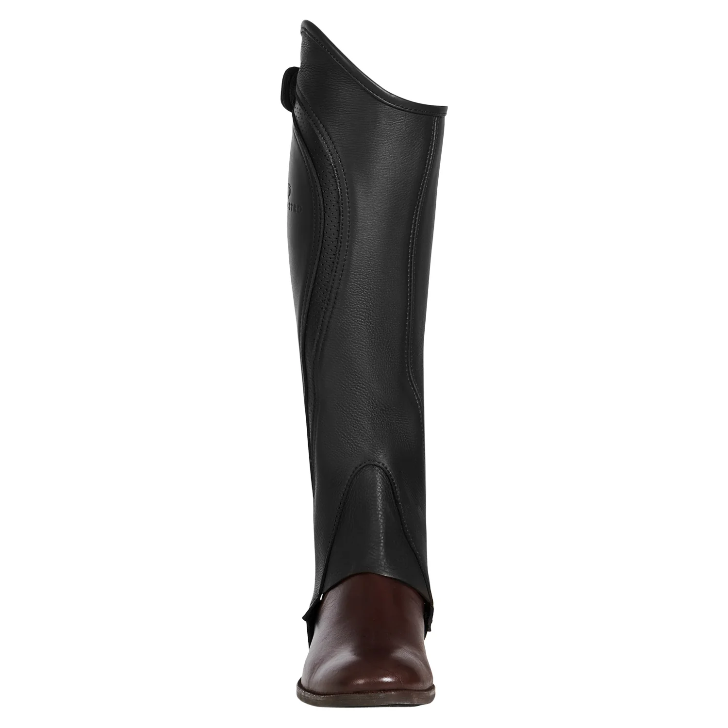 Equestro Unisex Gaiters Perforated Leather Maximum Comfort - Image 12