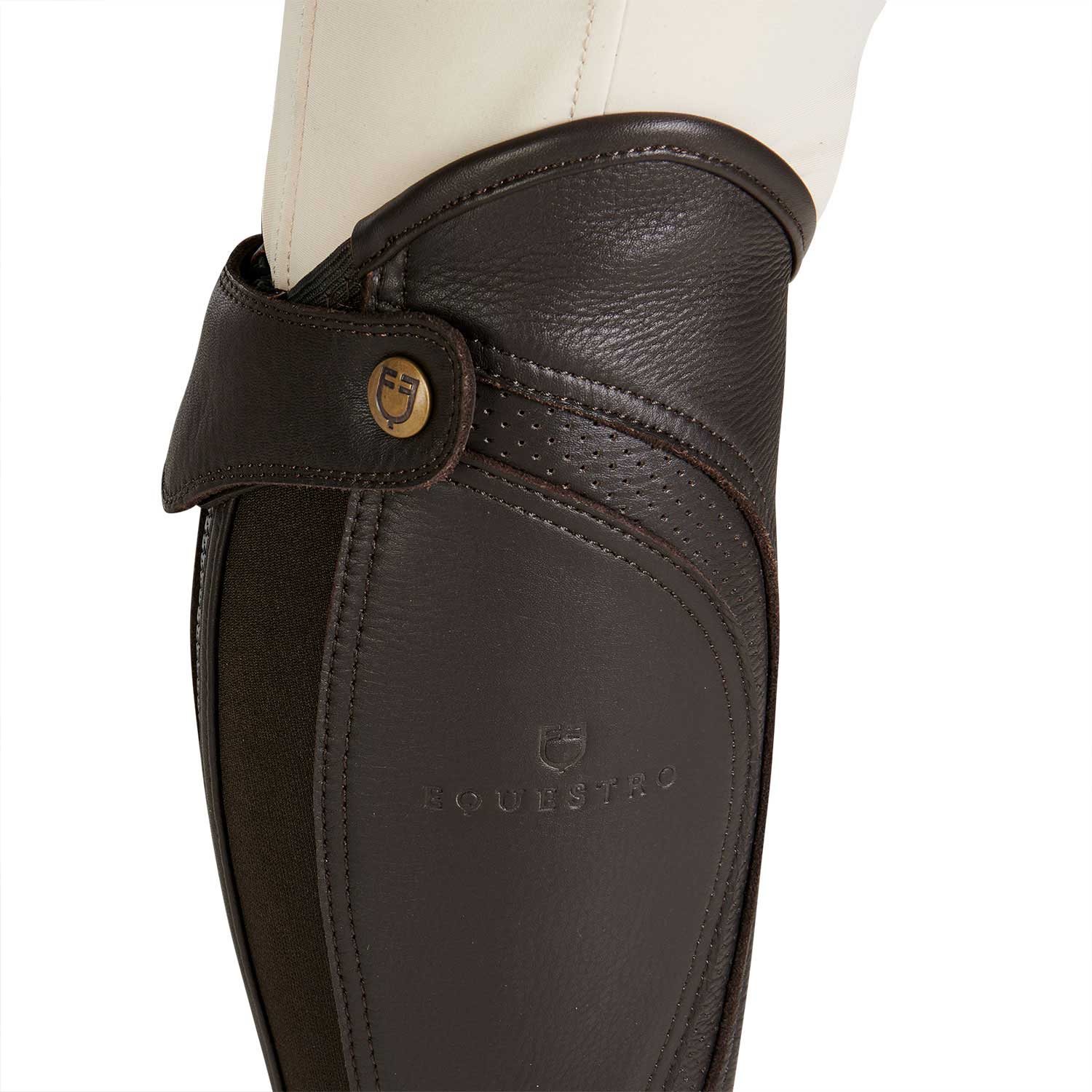 Equestro Unisex Gaiters Perforated Leather Maximum Comfort - Image 14