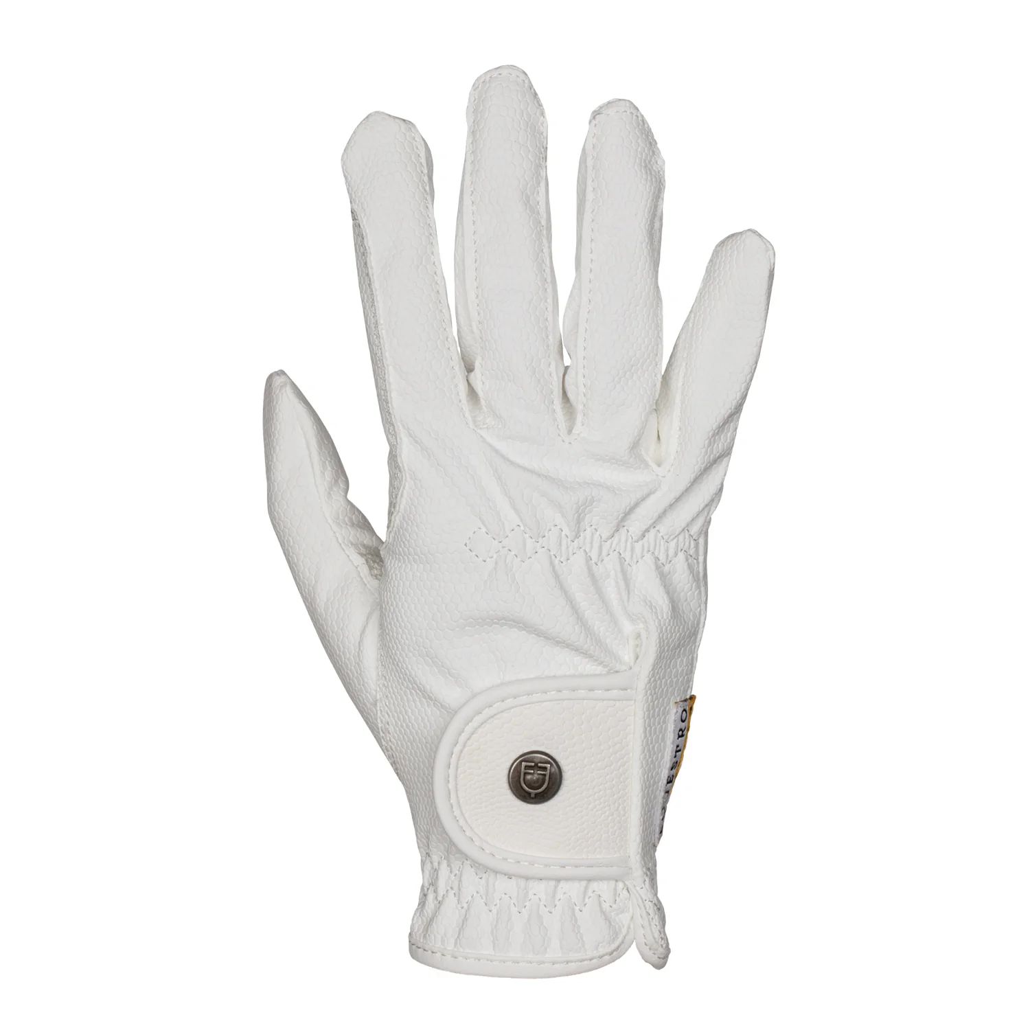 Equestro Unisex Gloves In Soft Synthetic Leather With Velcro Fastening - Image 15