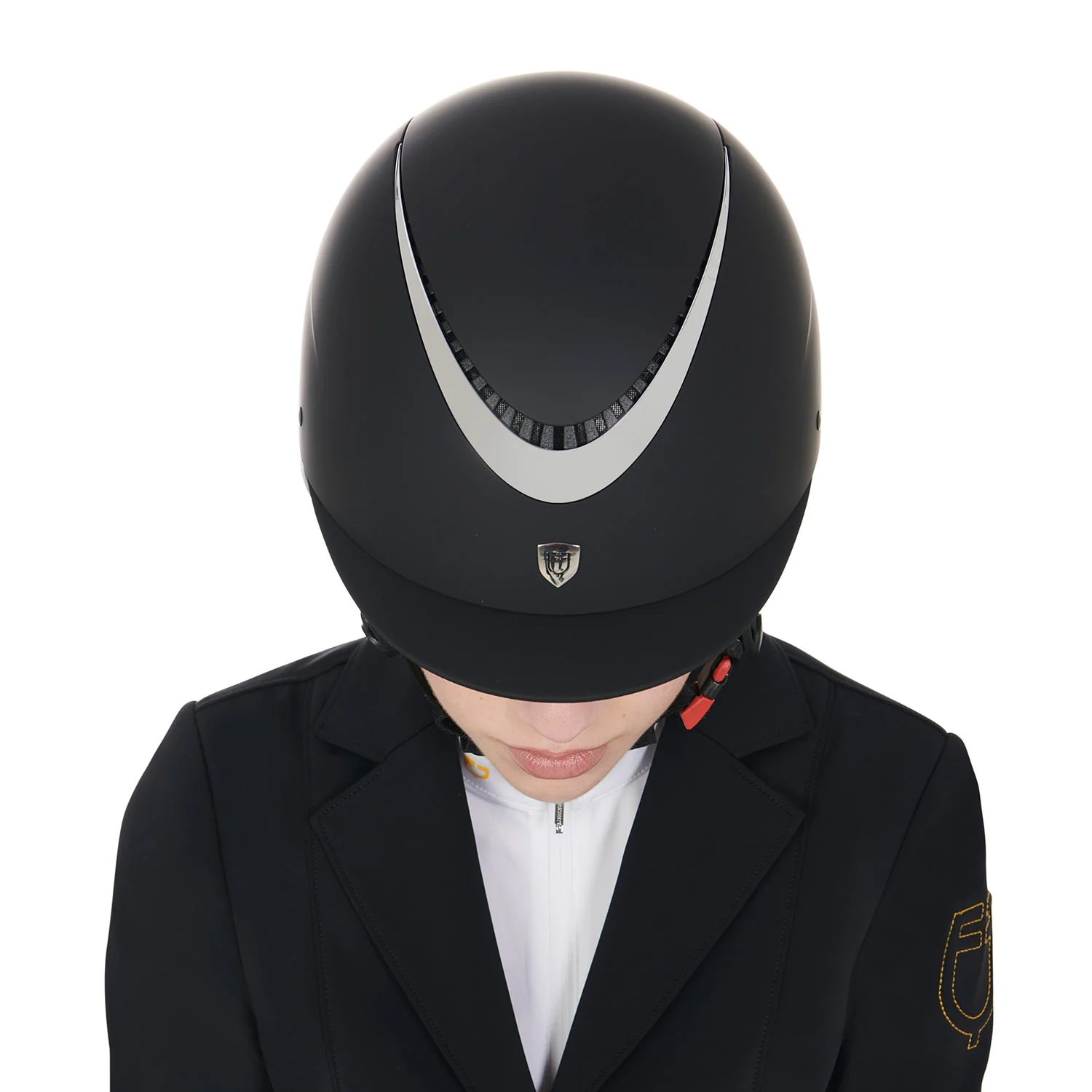 Equestro Unisex Helmet With Shiny Frame - Image 19