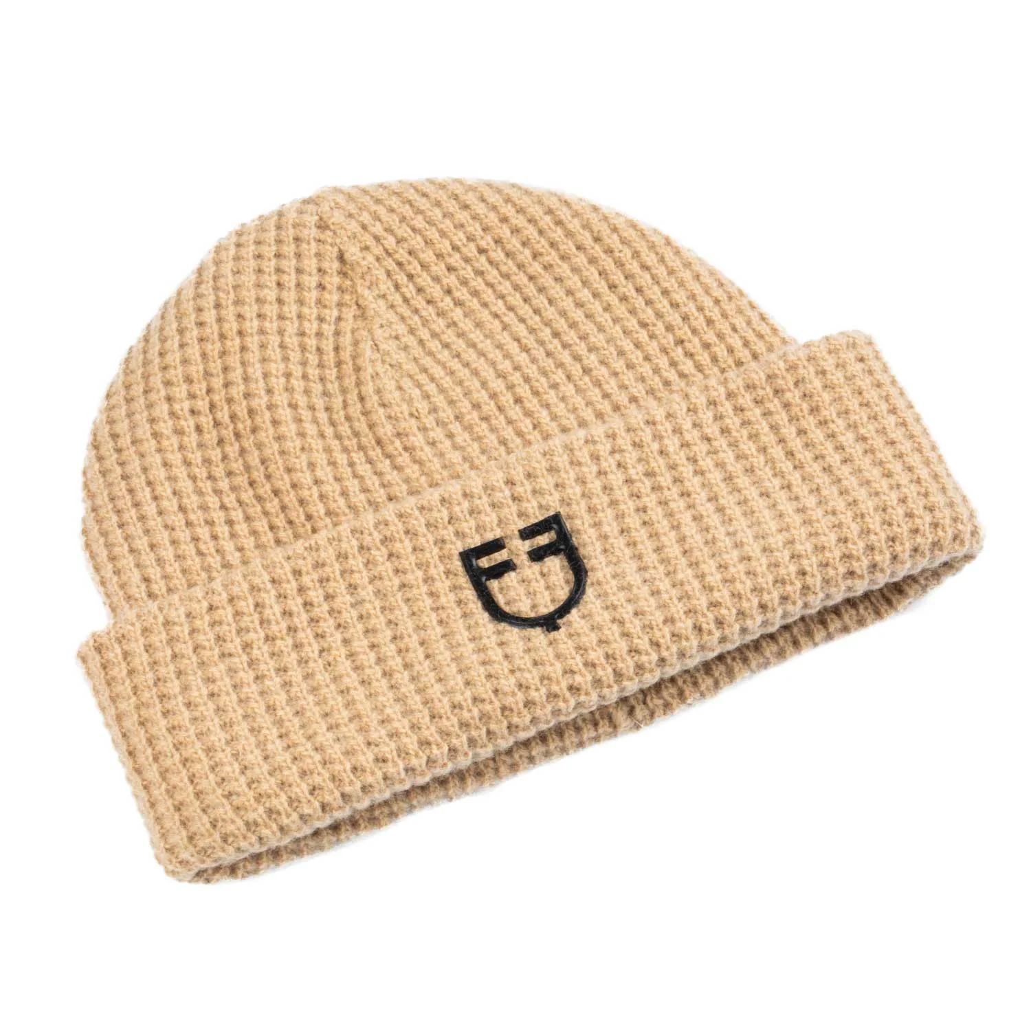 Equestro Unisex Ribbed Wool Beanie With Logo - Image 10