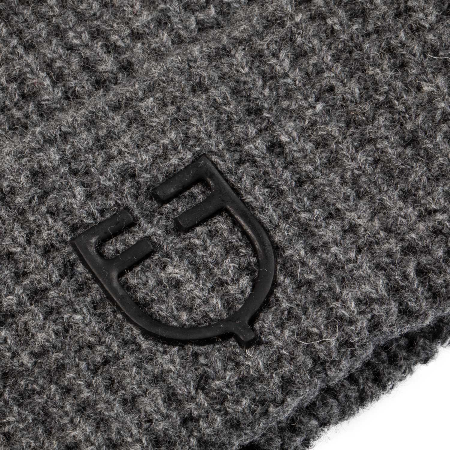 Equestro Unisex Ribbed Wool Beanie With Logo - Image 7